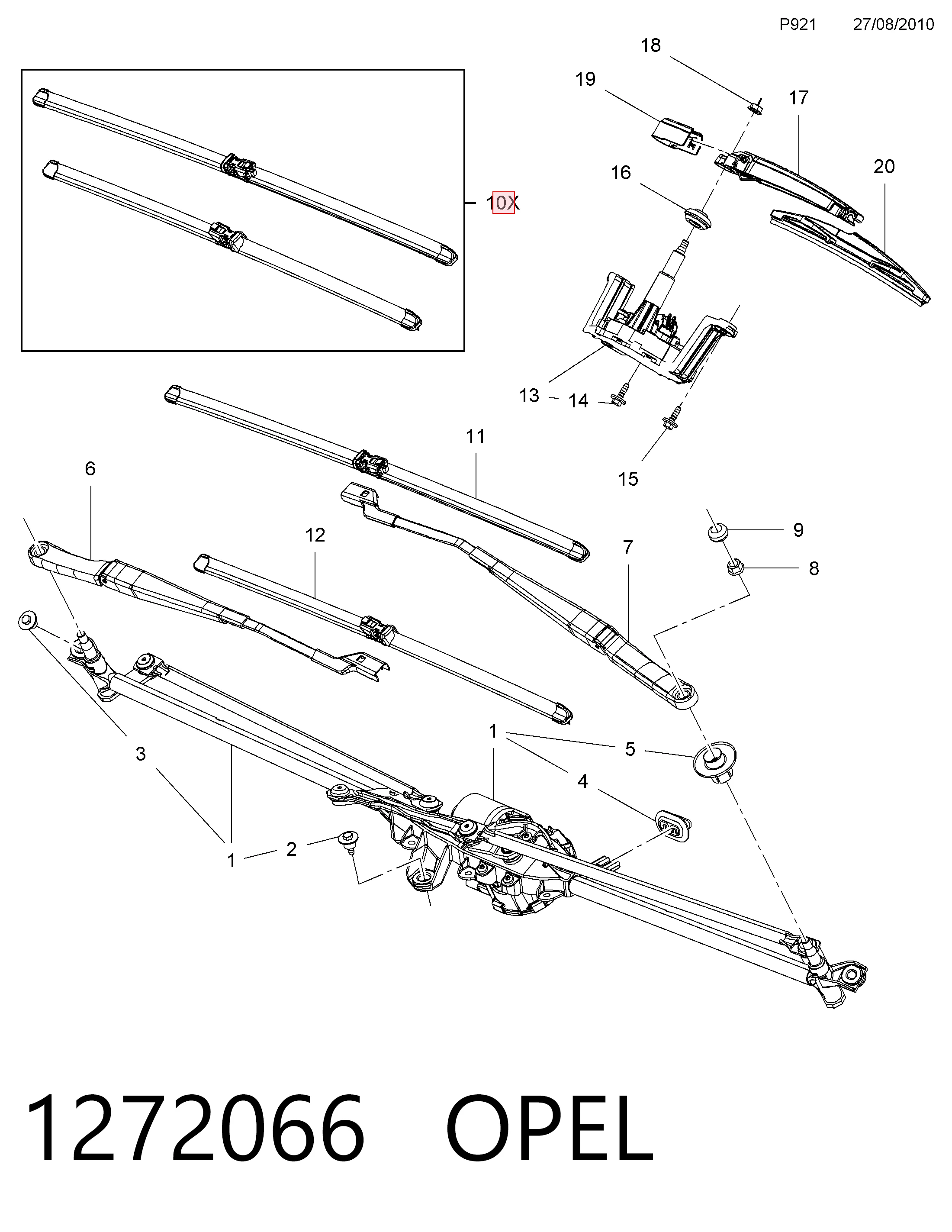  para Ford C-Max  (CB7)