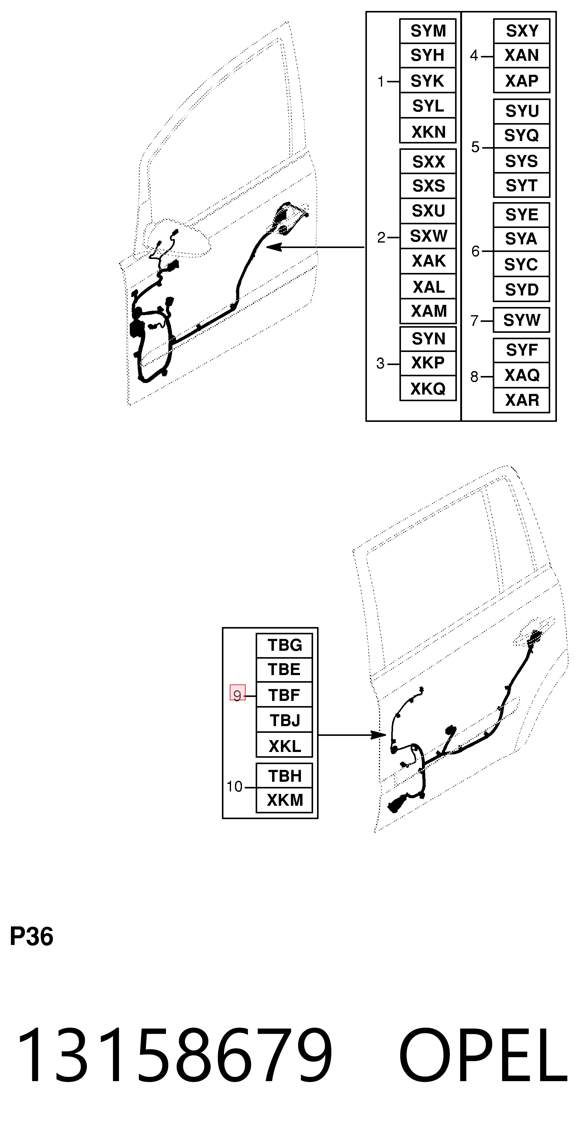 13158679 Opel 