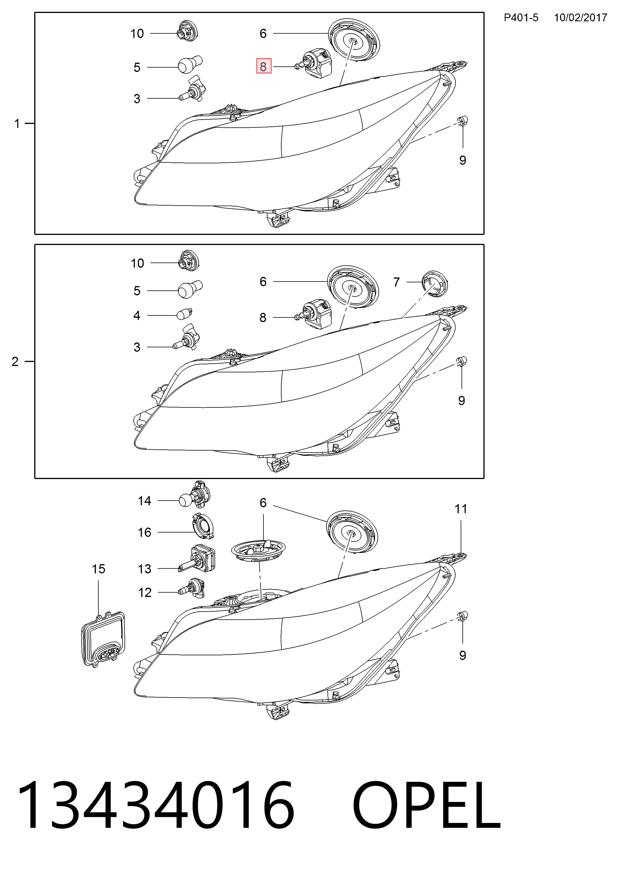 13434016 Opel
