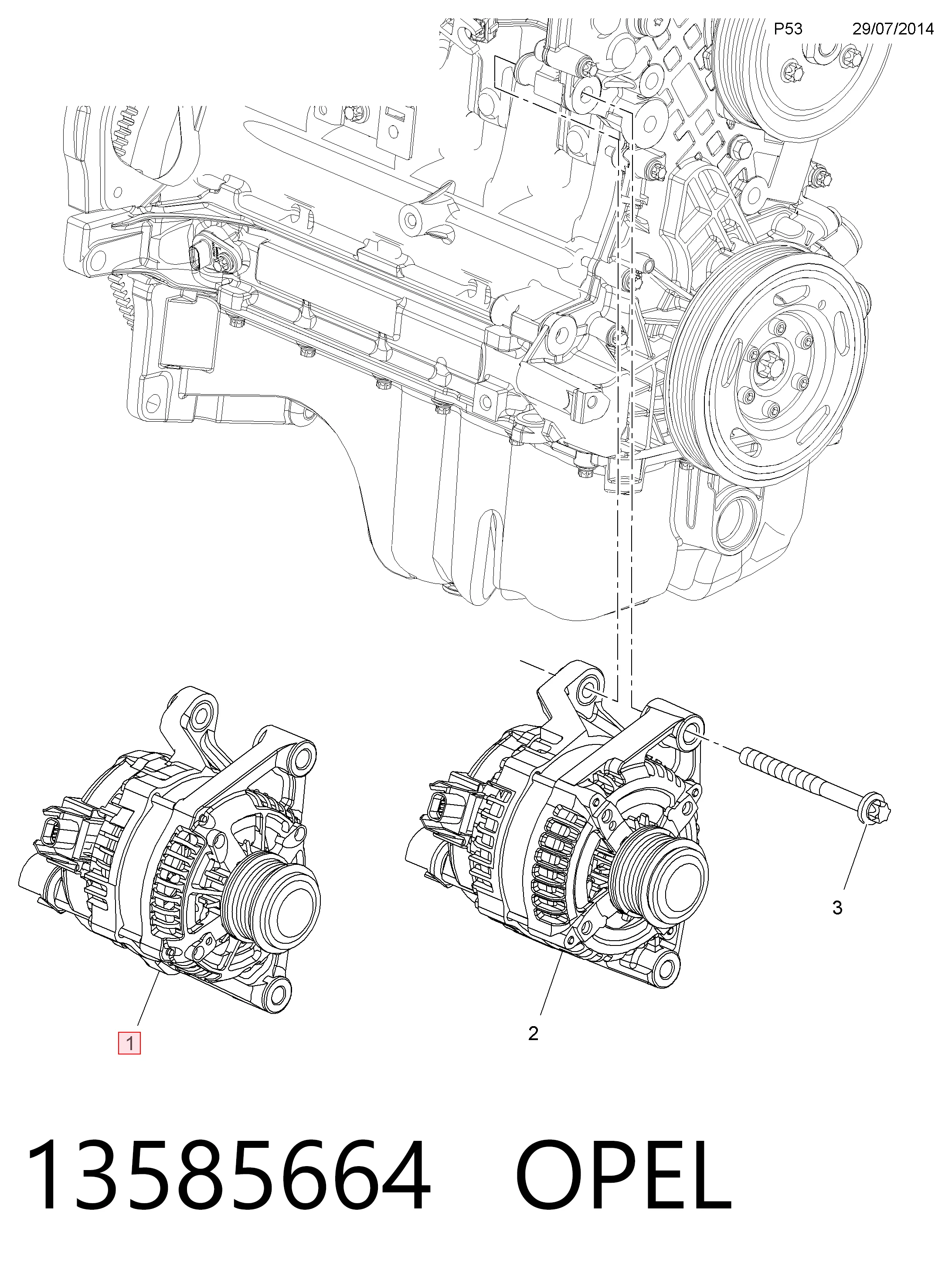 Compre 13520812 General Motors Gerador