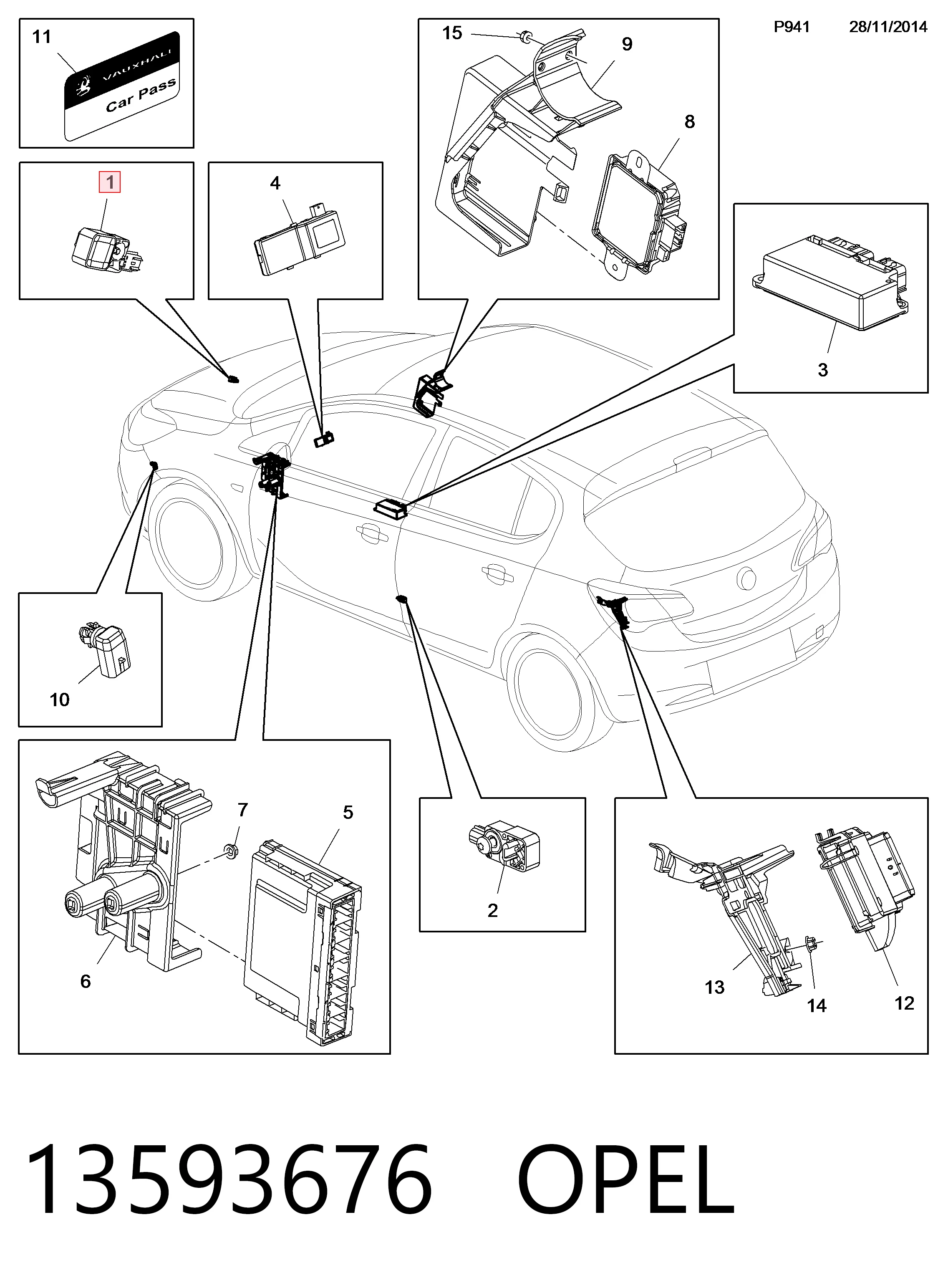 Sensor AIRBAG dianteiro Peugeot/Citroen 13583353 preço, a partir de 54,48 USD