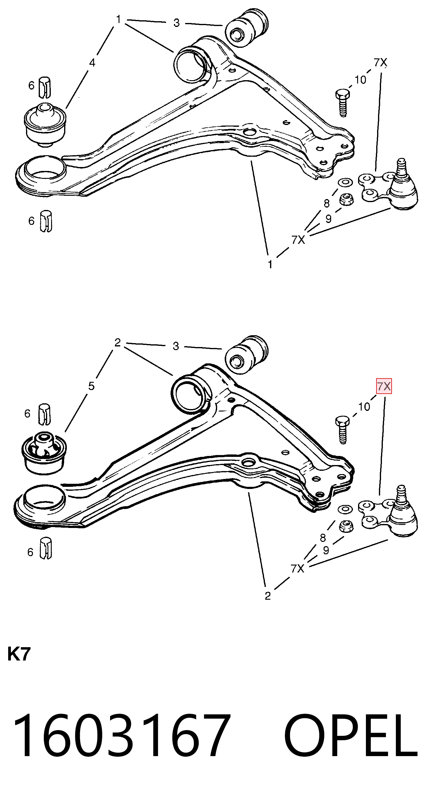  Calibra  coupé (1989-1997) original desde 16,00 €