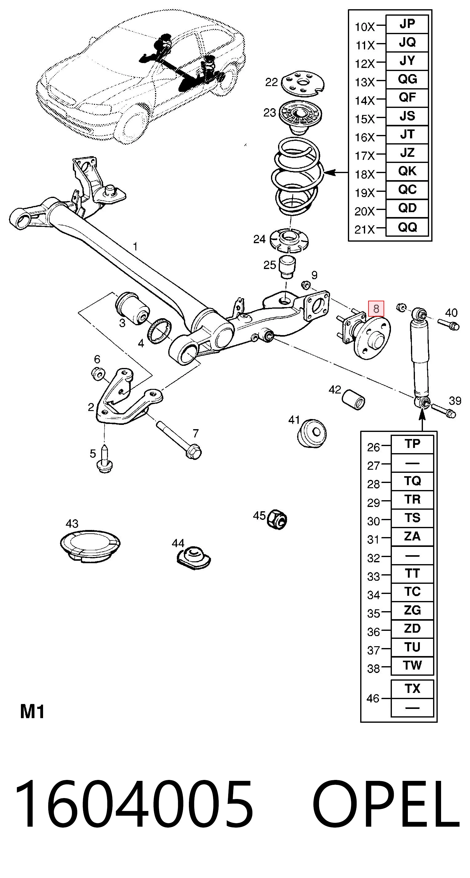 1604005 Opel