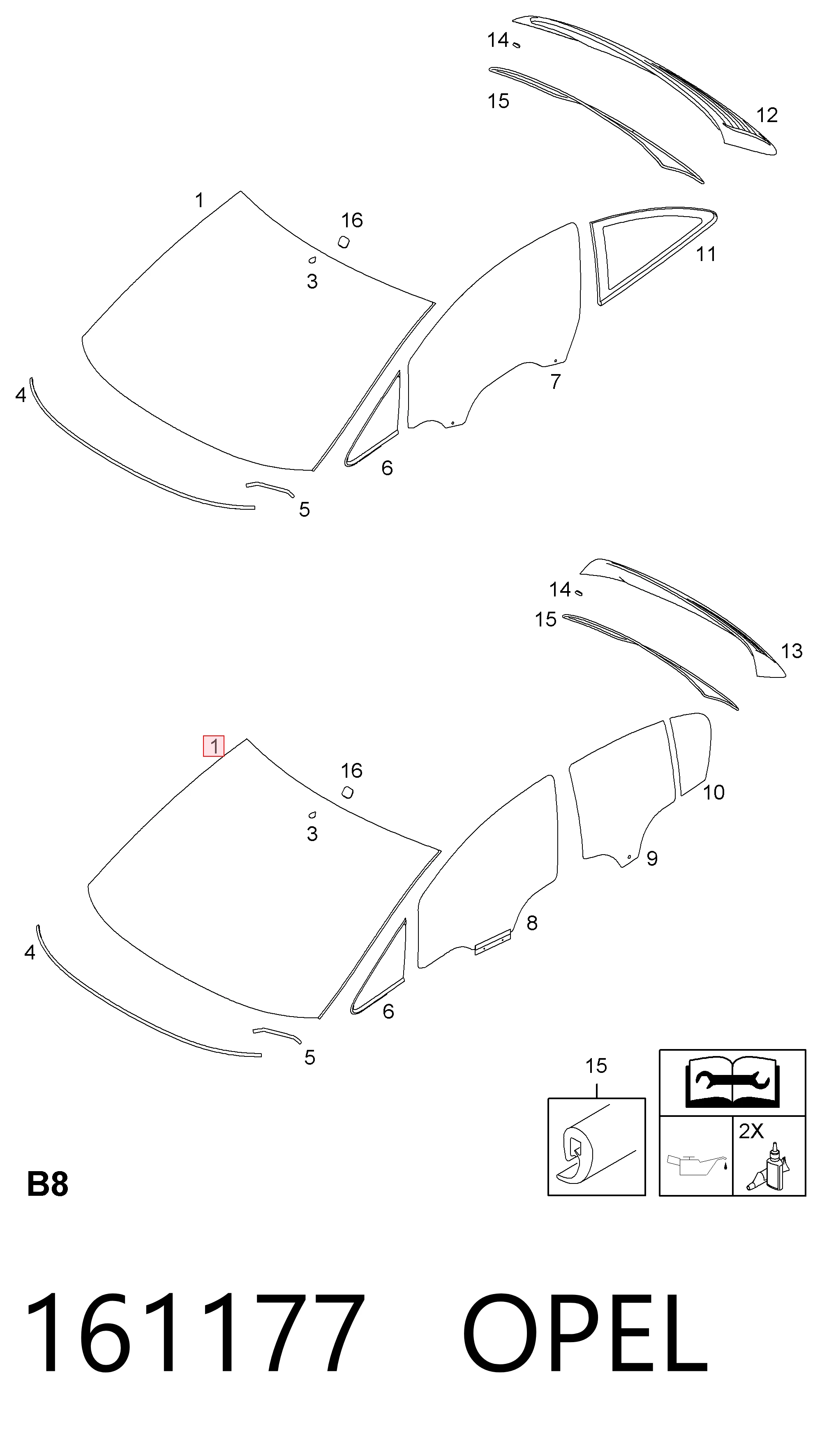 Pára-brisas Peugeot/Citroen 13283518 preço, a partir de 120,88 USD