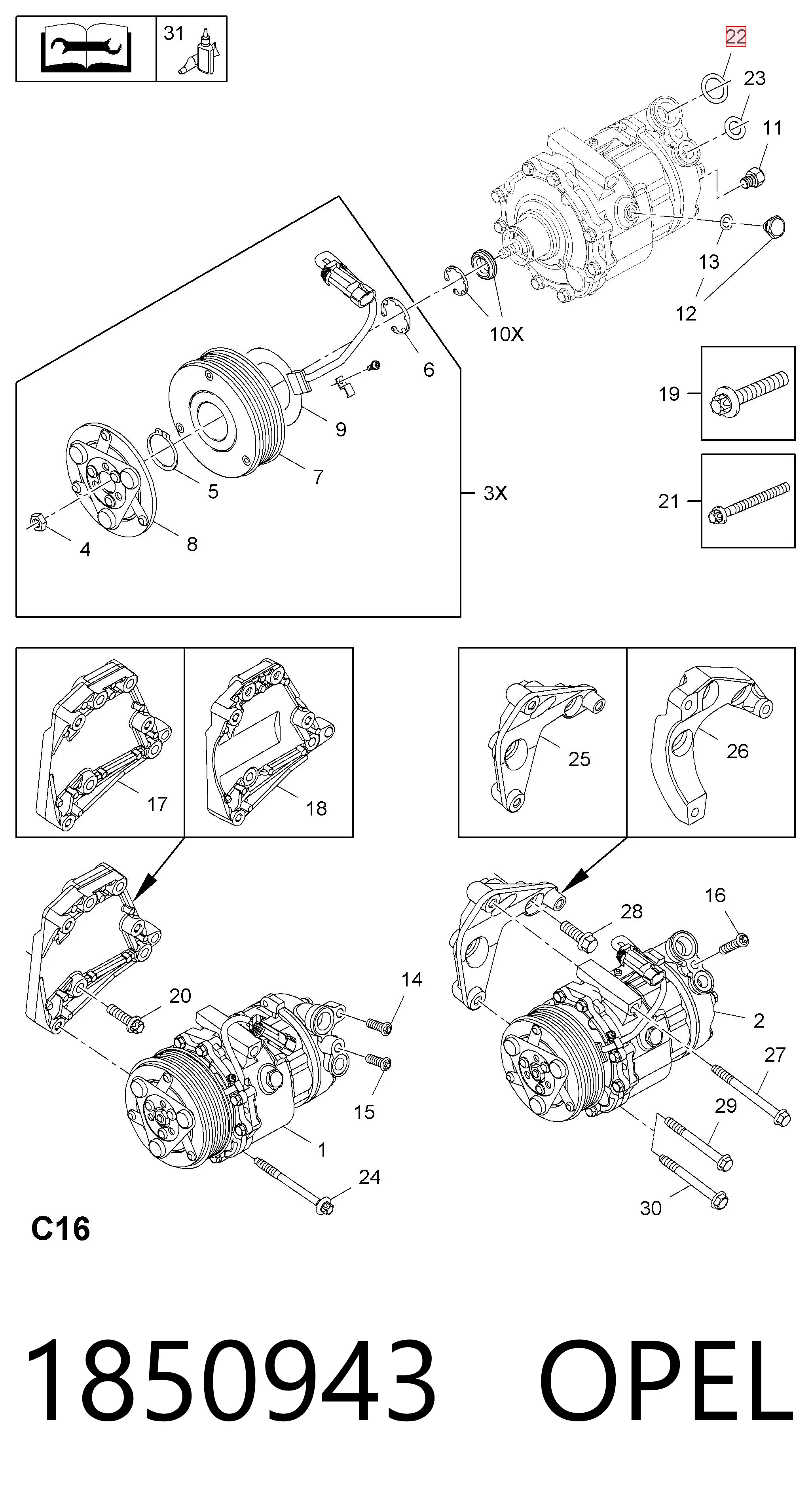 Vedante anular de mangueira do compressor de retorno Peugeot/Citroen 24436645 preço, a partir de 7,20 USD