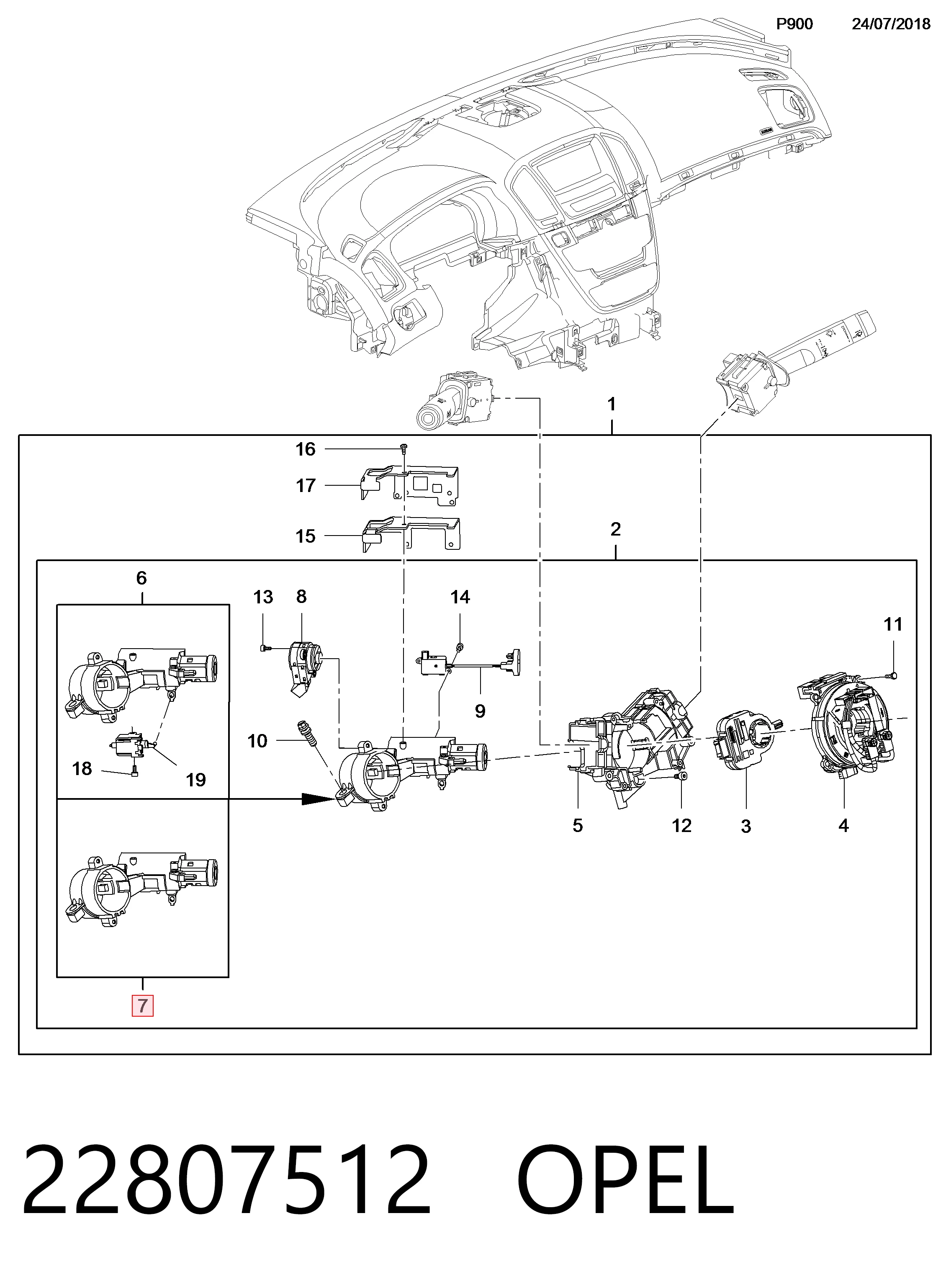 Compre 84152486 Peugeot/Citroen Fecho de ignição