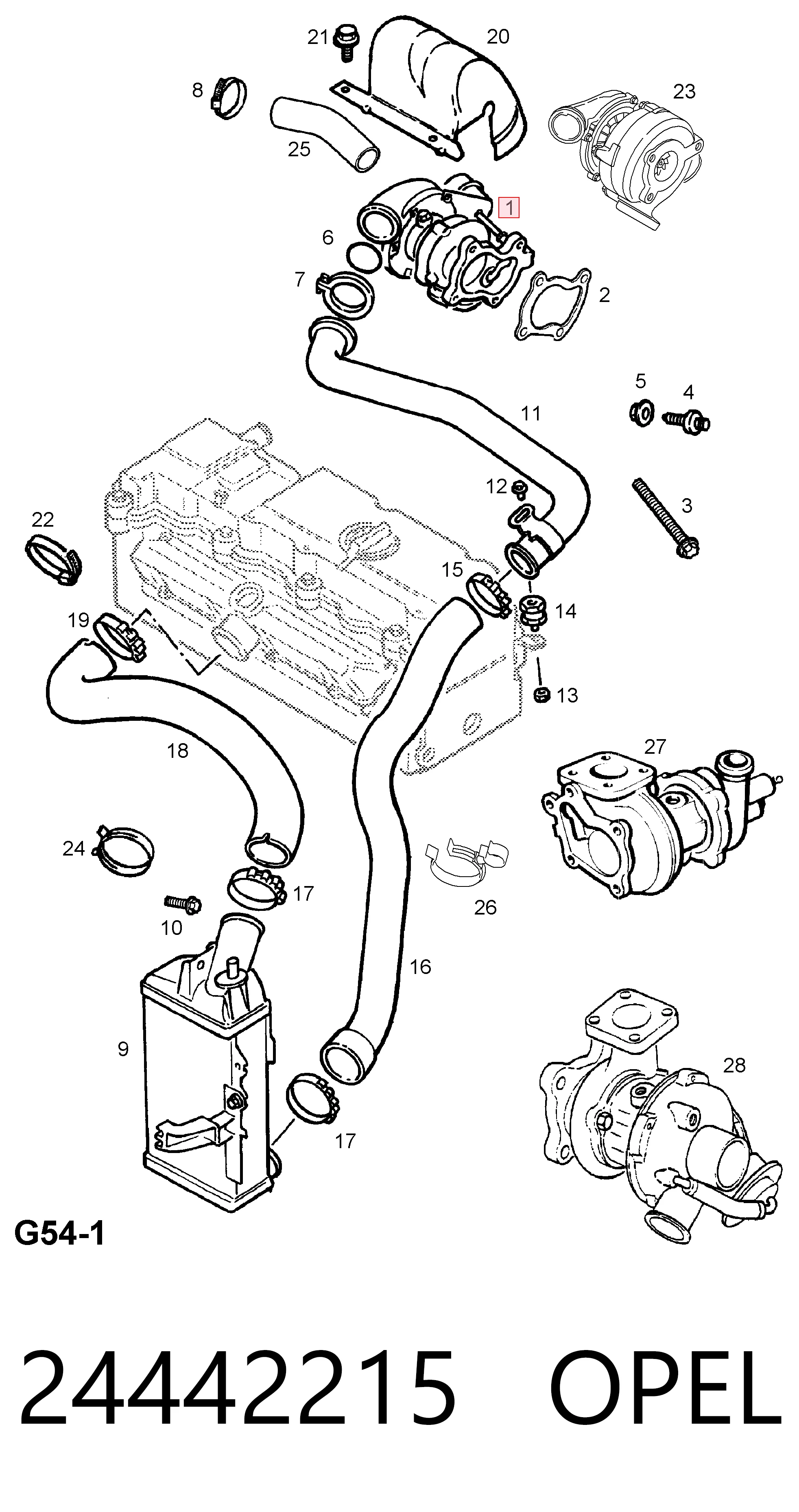 24442215 Opel Turbina