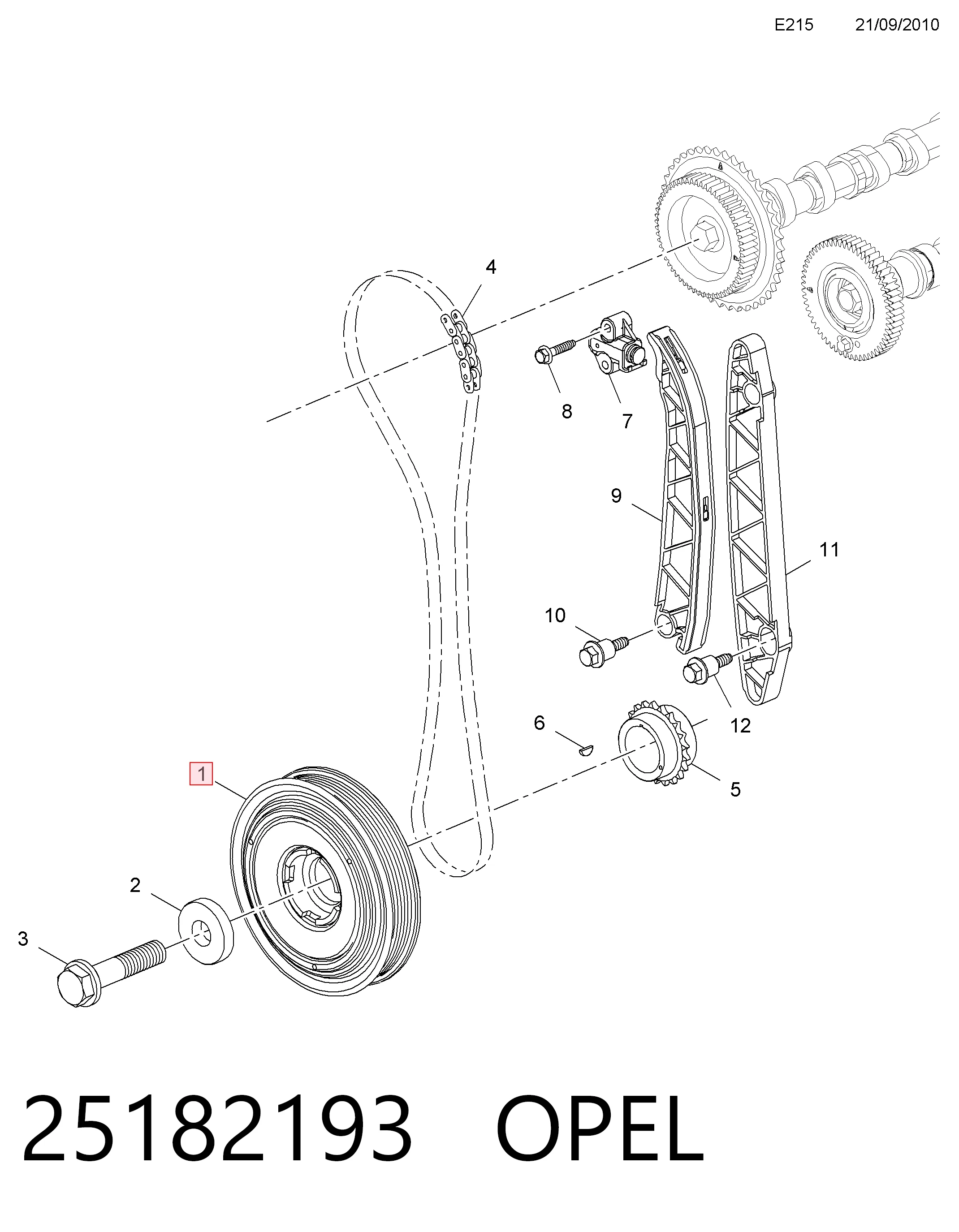 Compre Polia de cambota Chevrolet Captiva 2