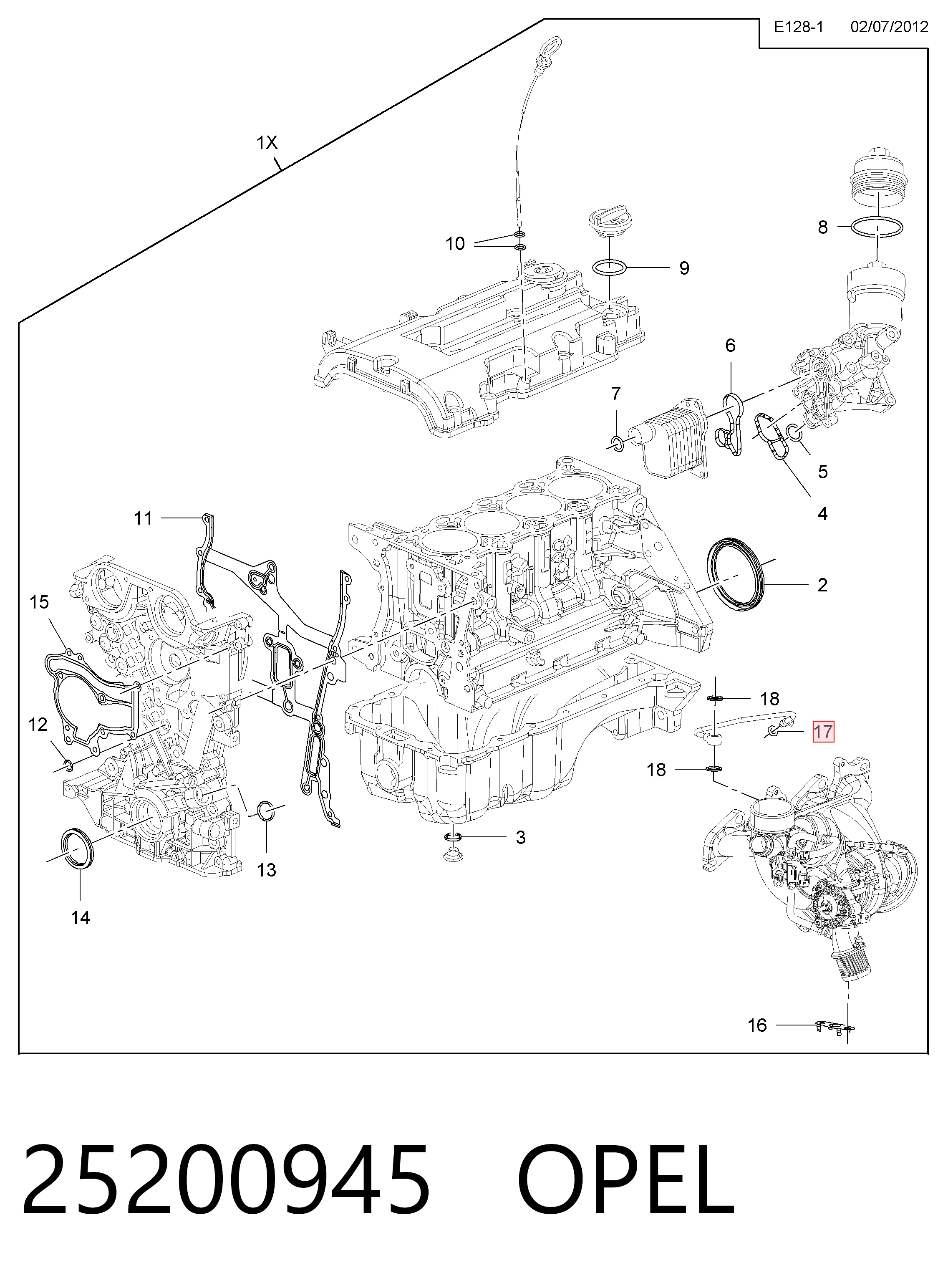 Vedante de mangueira de fornecimento de óleo de turbina Peugeot/Citroen 55558112 preço, a partir de 15,58 USD