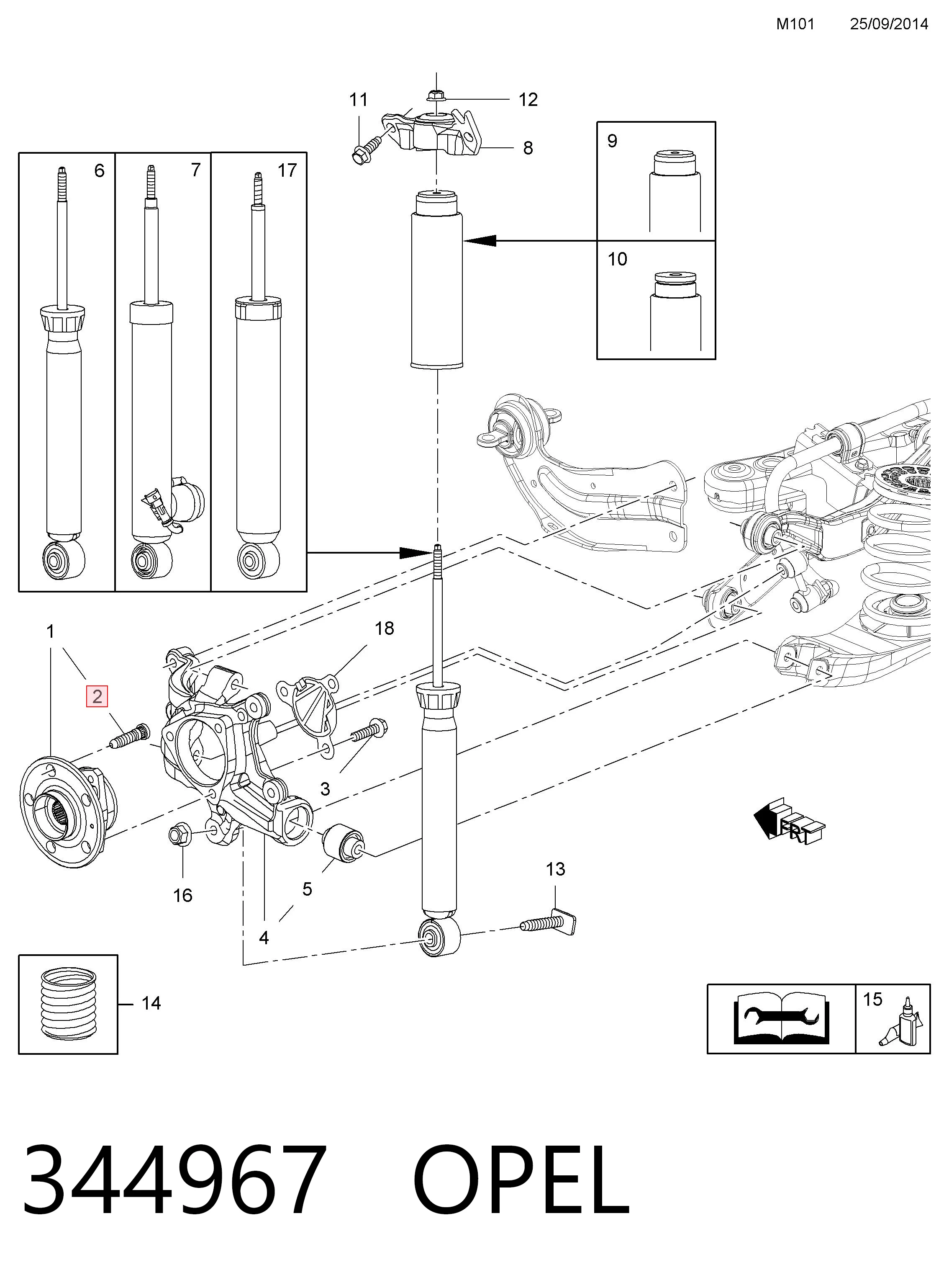 Parafuso de roda 11588811 Peugeot/Citroen