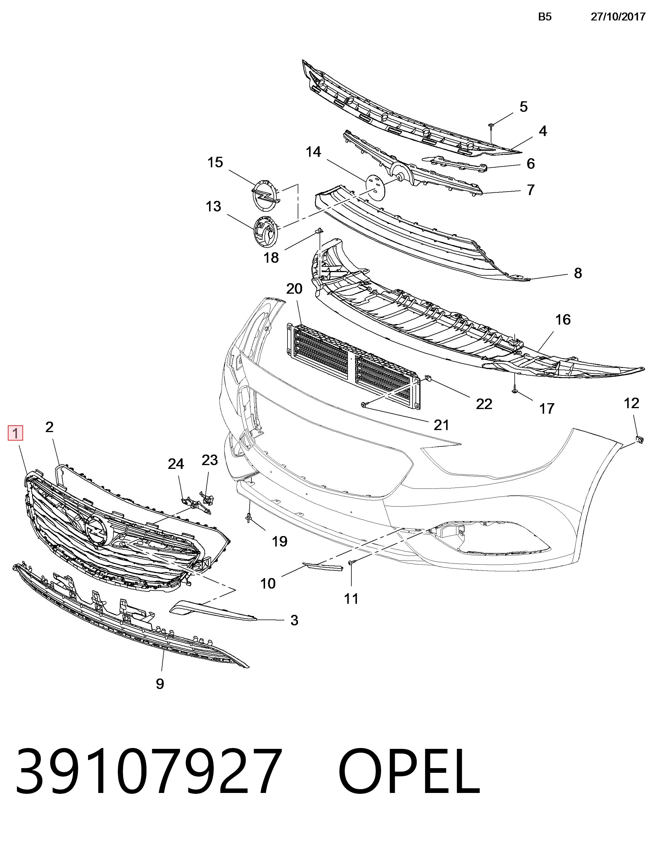 39107927 Opel