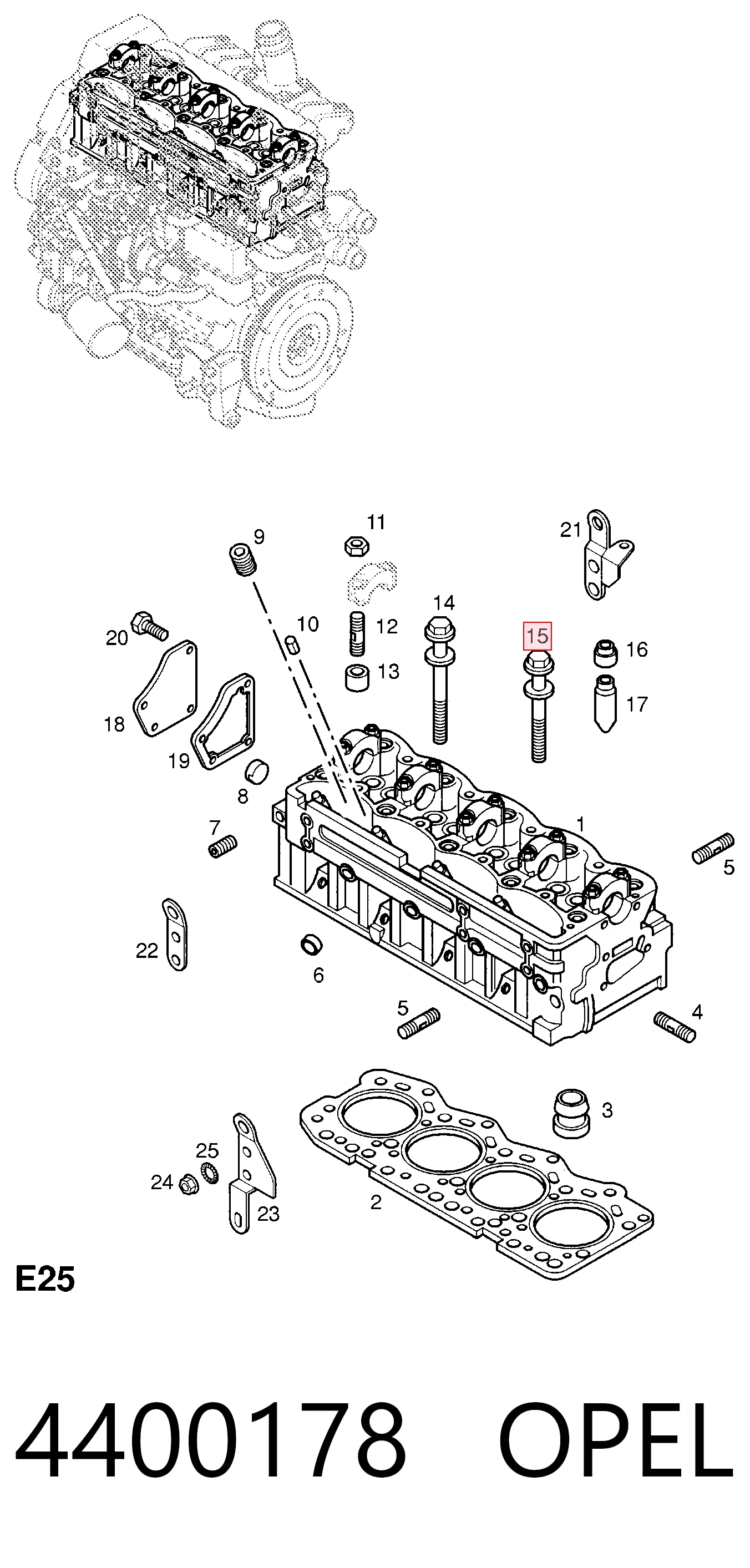 4400178 Opel