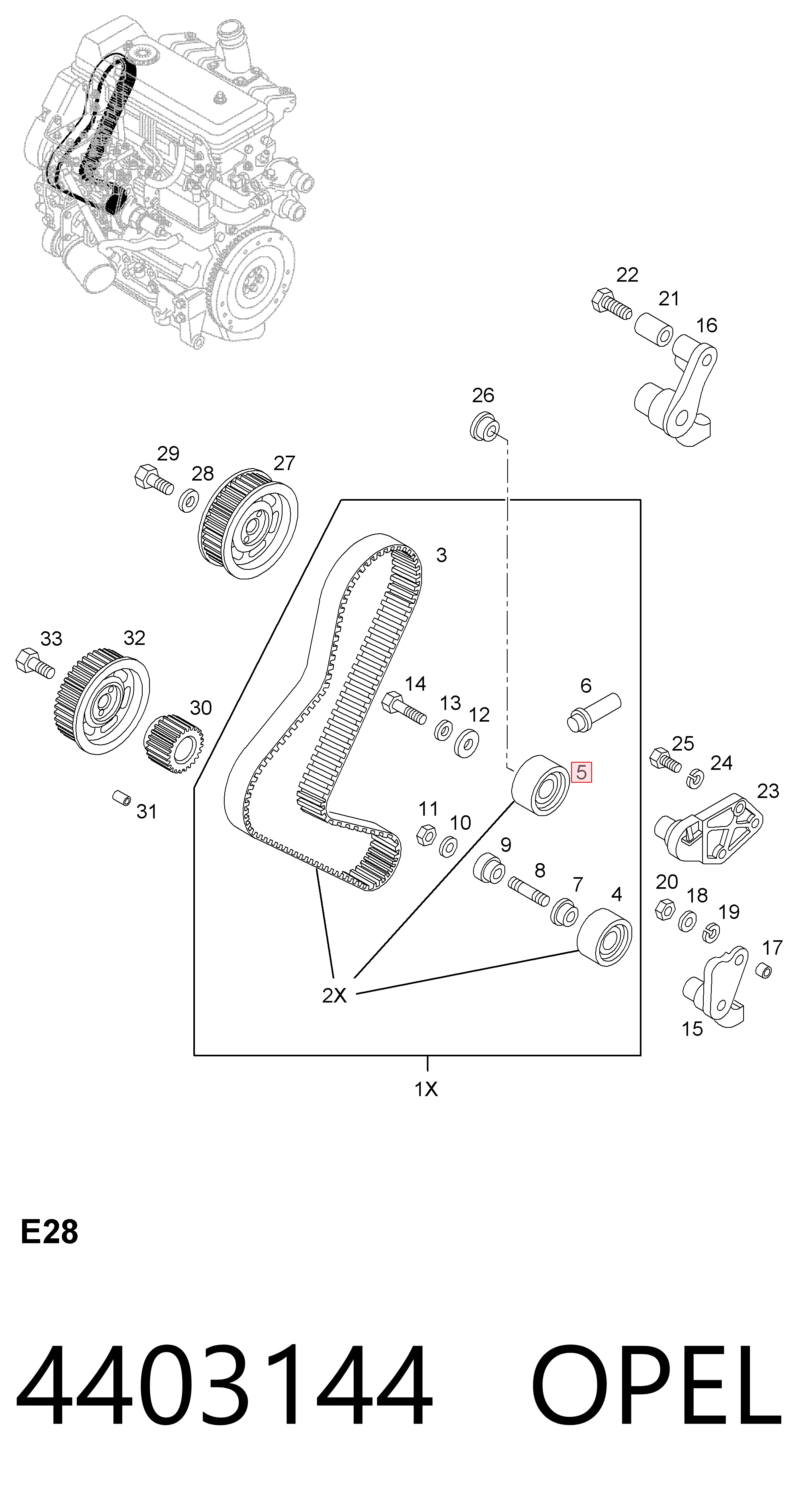4403144 Opel