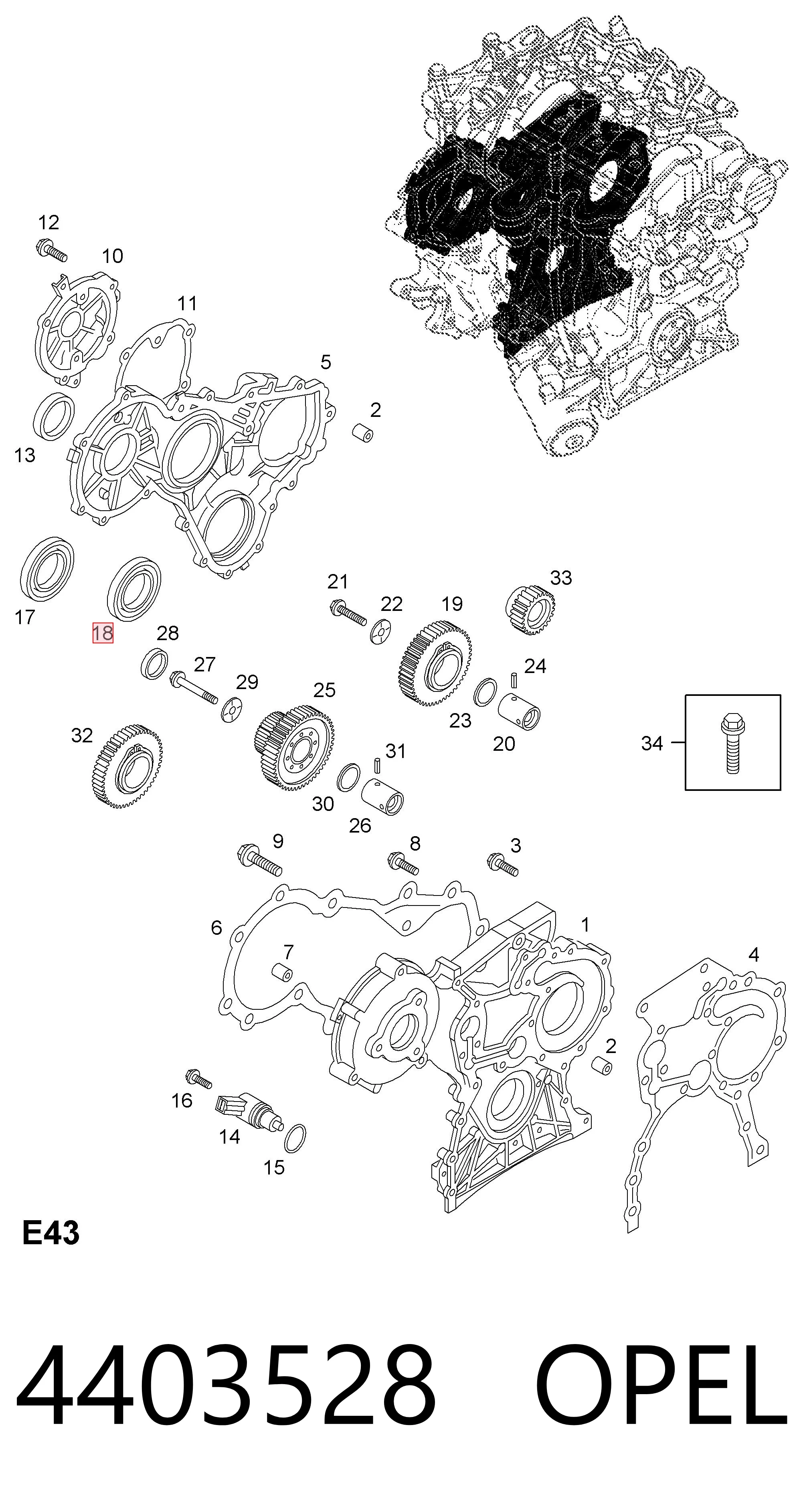 4403528 Opel