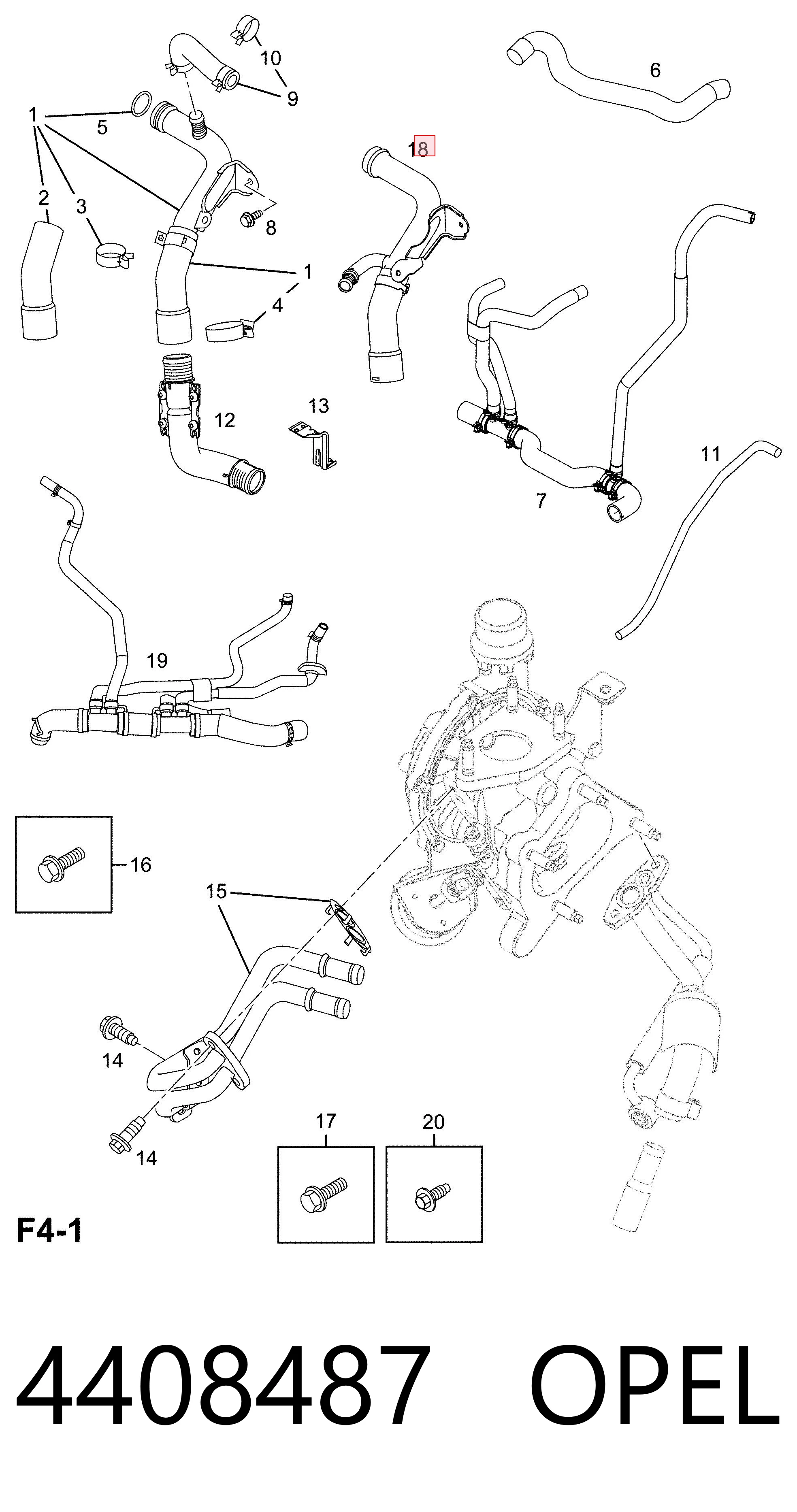 Compre 210470894R Nissan/Infiniti Mangueira (cano derivado) do sistema de esfriamento