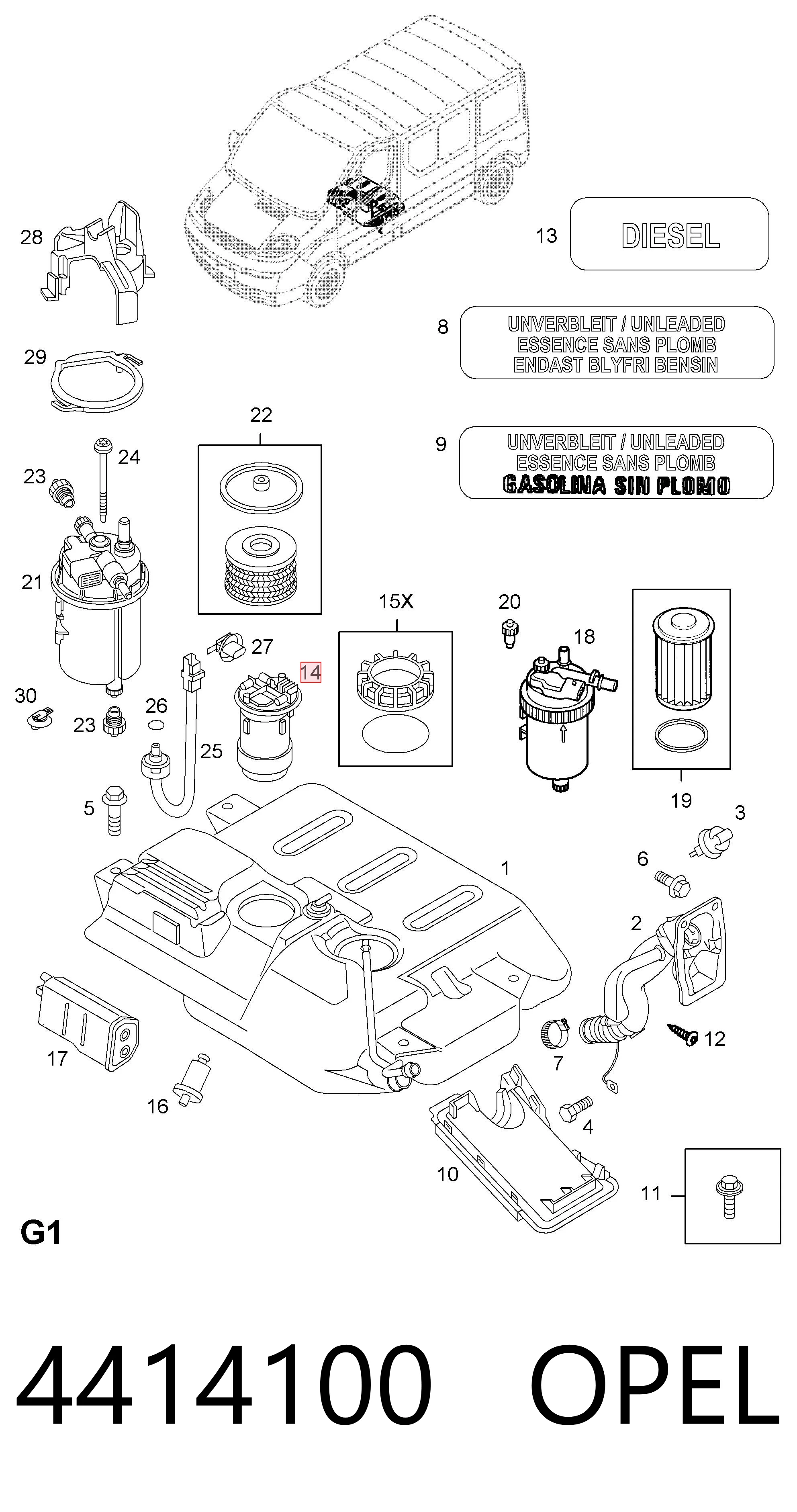 Módulo de bomba de combustível com sensor do nível de combustível Vemo V46090060 preço, a partir de 72,20 USD