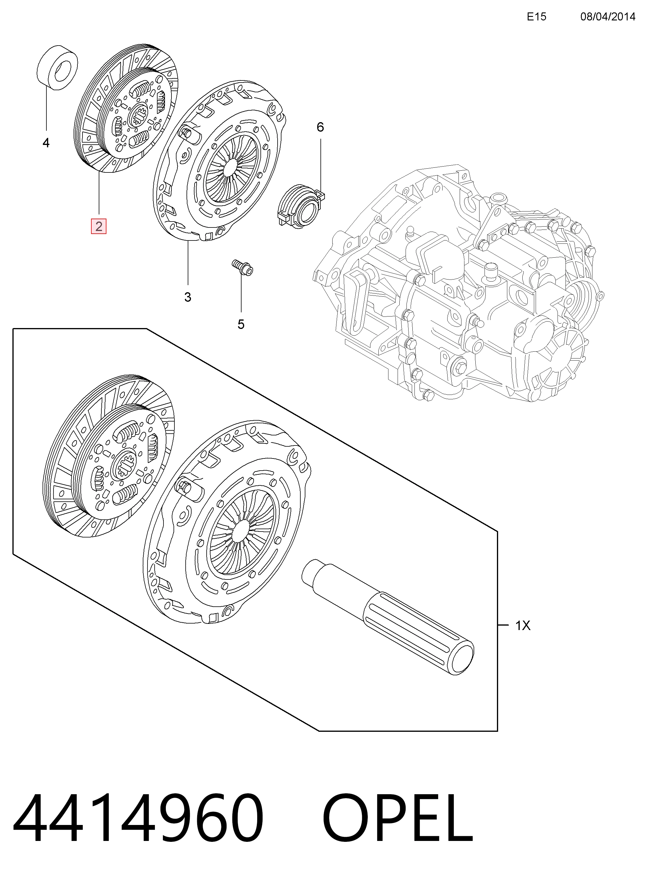 Disco de embraiagem para Renault Trafic FL