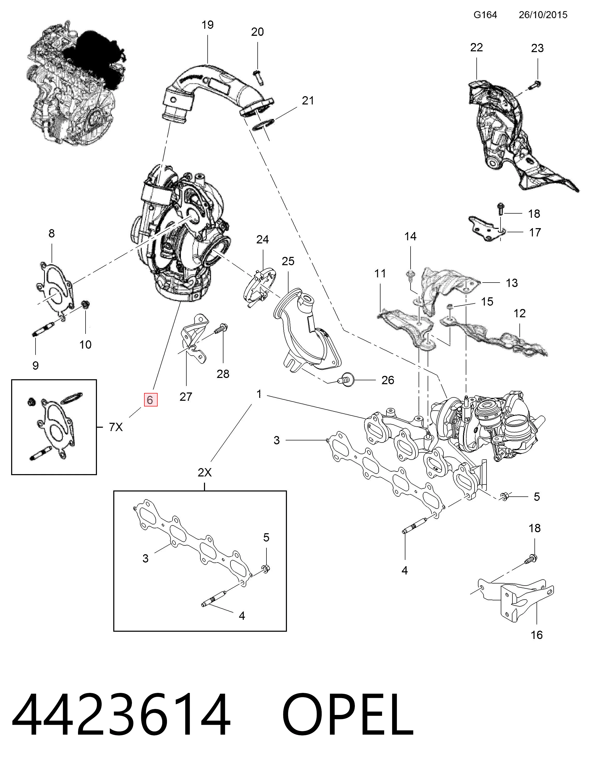 Turbina General Motors 95521398