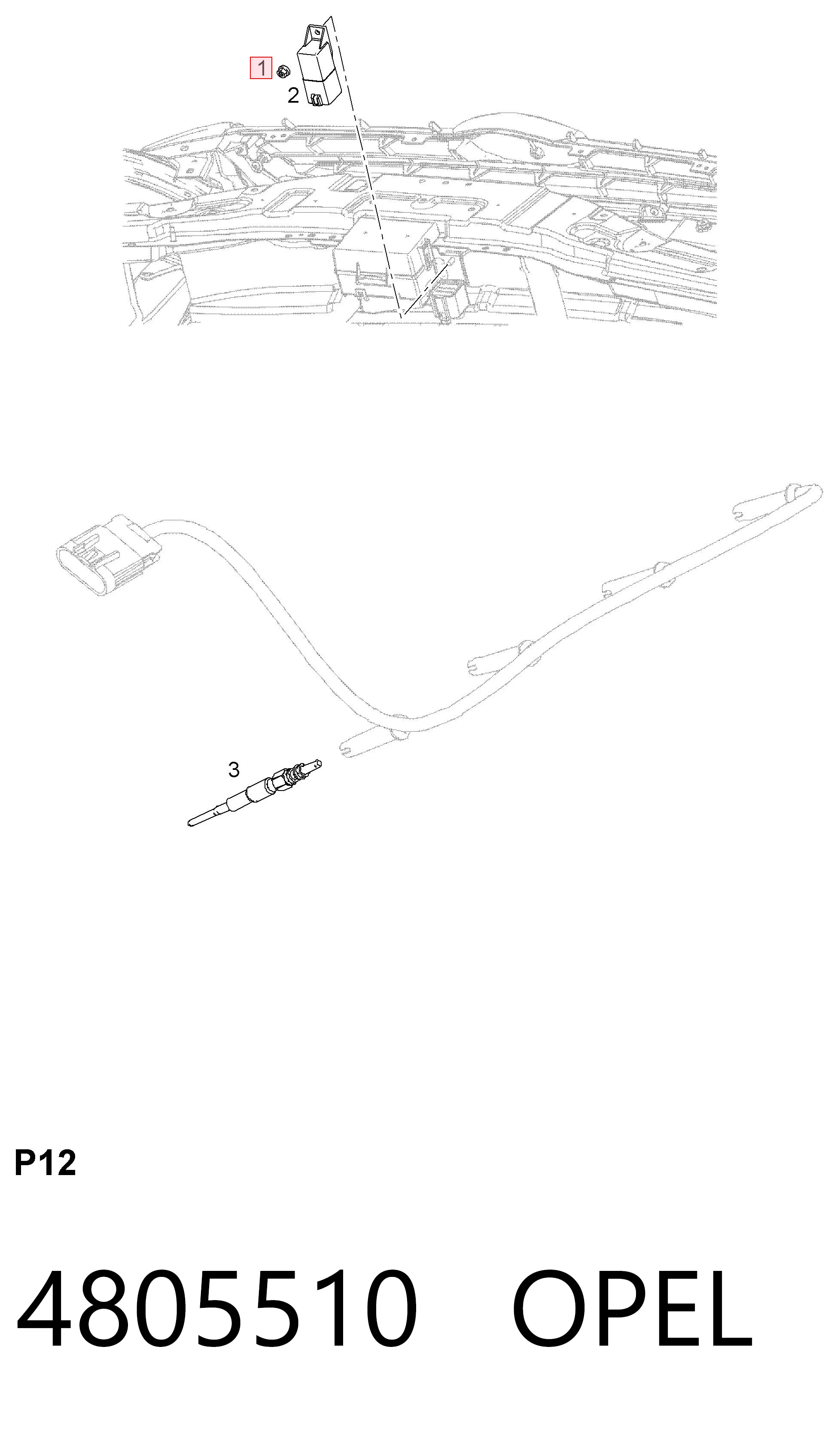 Relê das velas de incandescência para Chevrolet Lacetti J200