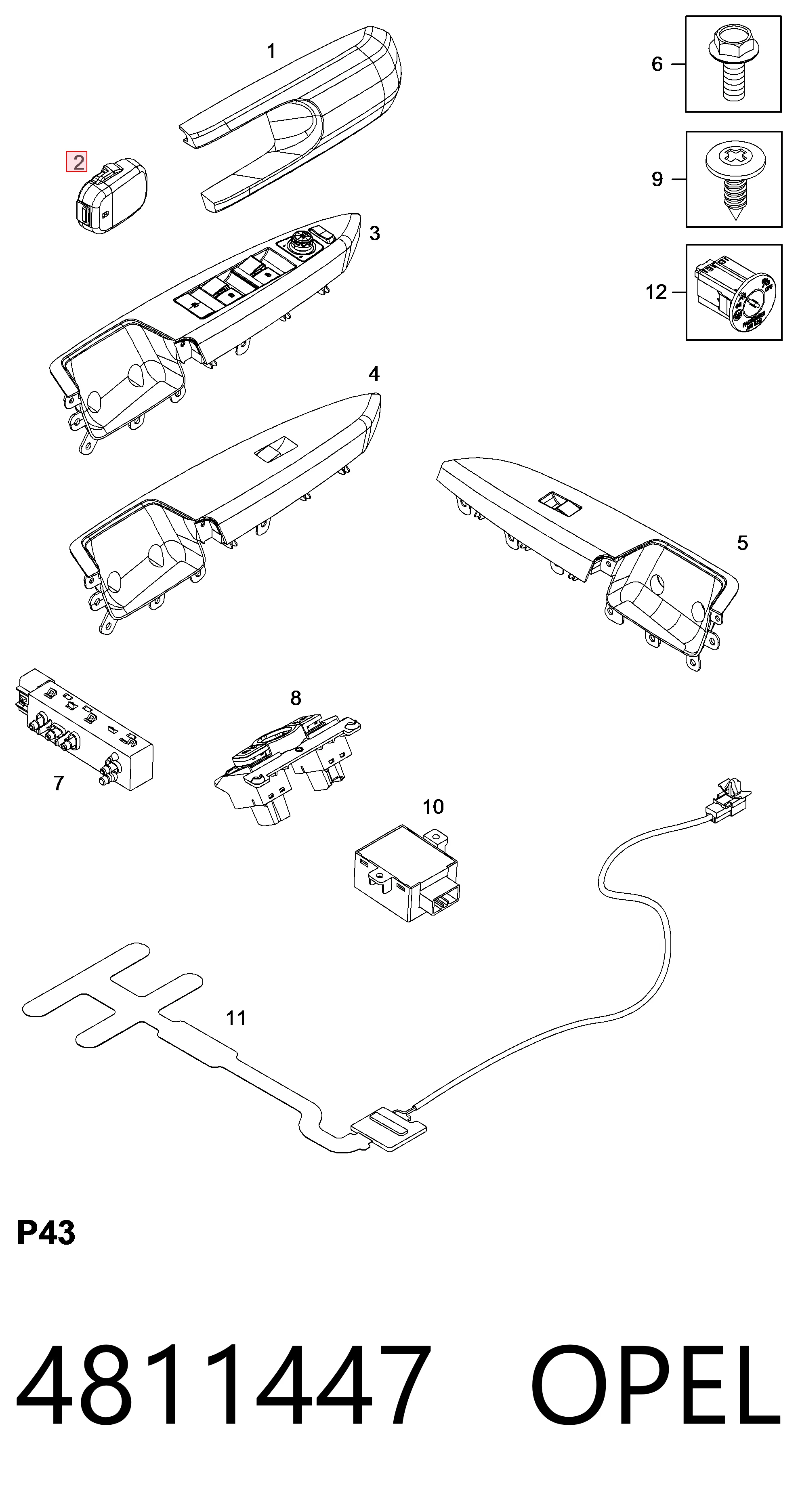 Sensor de chuva Chevrolet Captiva I C100
