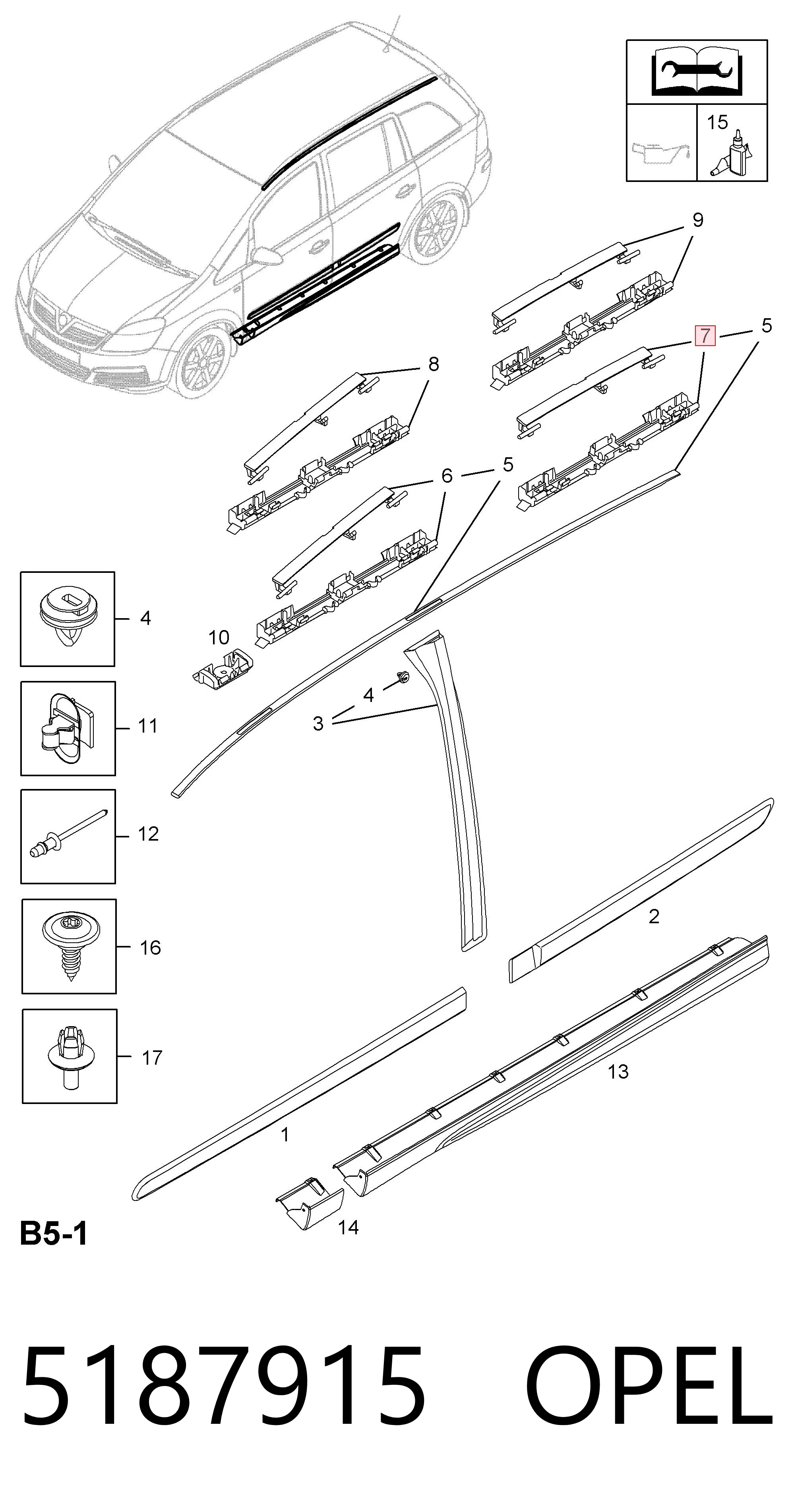 Tampão traseiro de carril de porta-bagagem do teto Peugeot/Citroen 13125723 preço, a partir de 7,06 USD