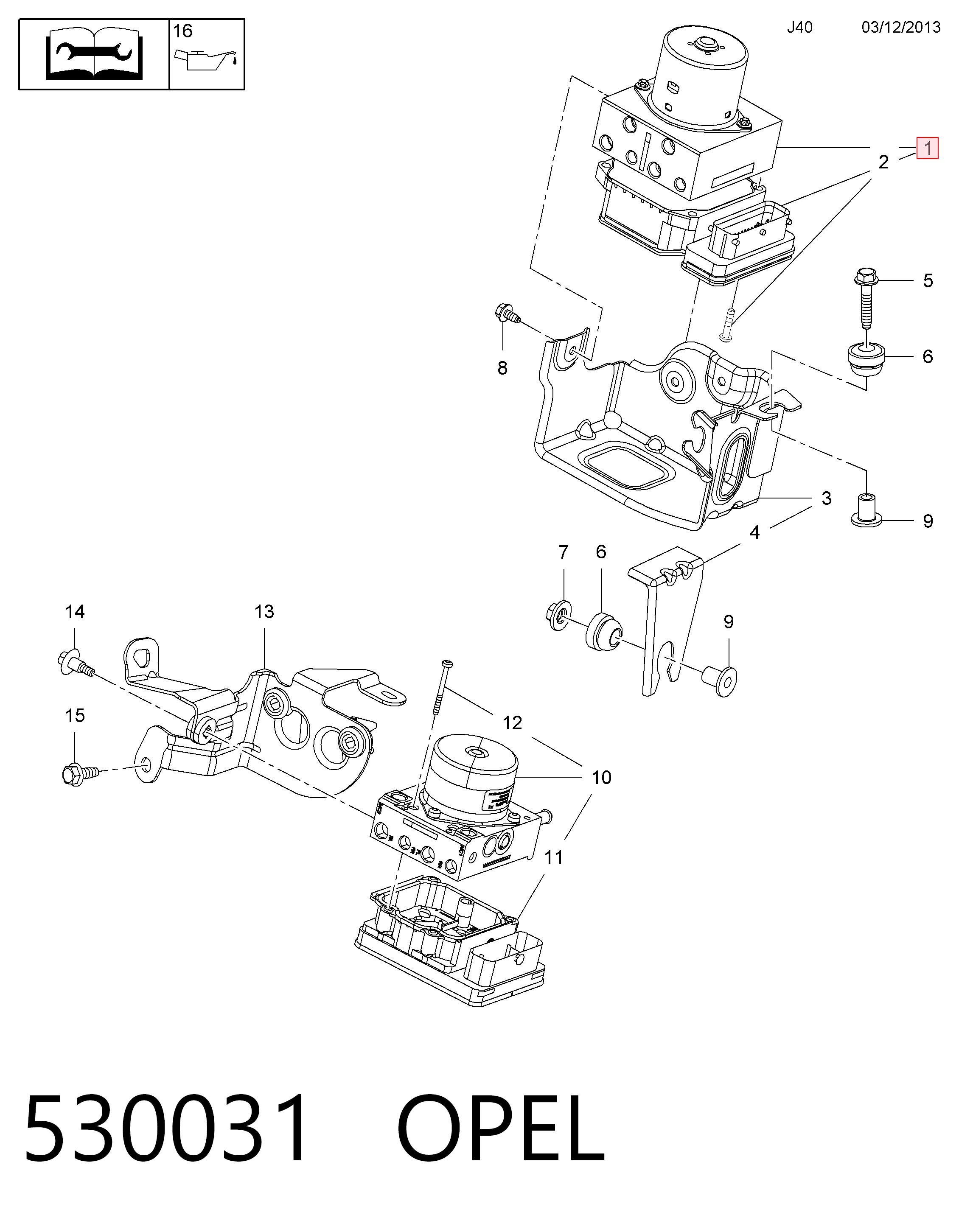 Compre 22757652 General Motors Unidade hidráulico de controlo ABS