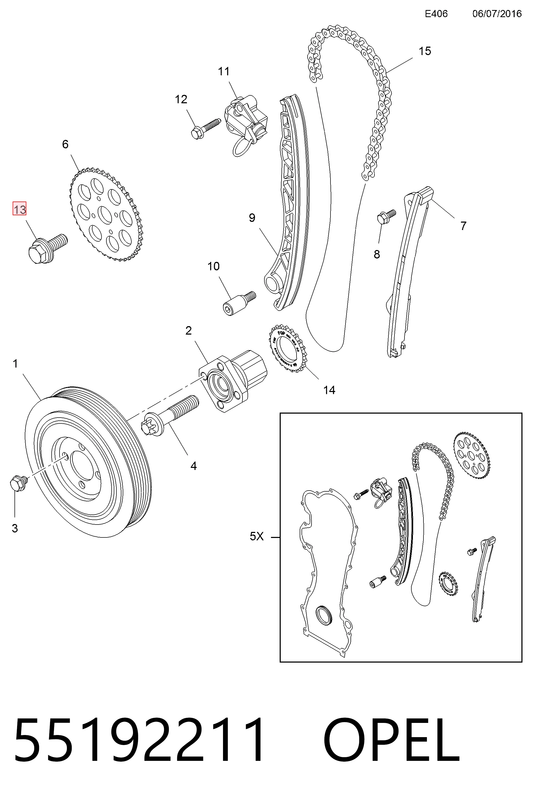 55192211 Opel