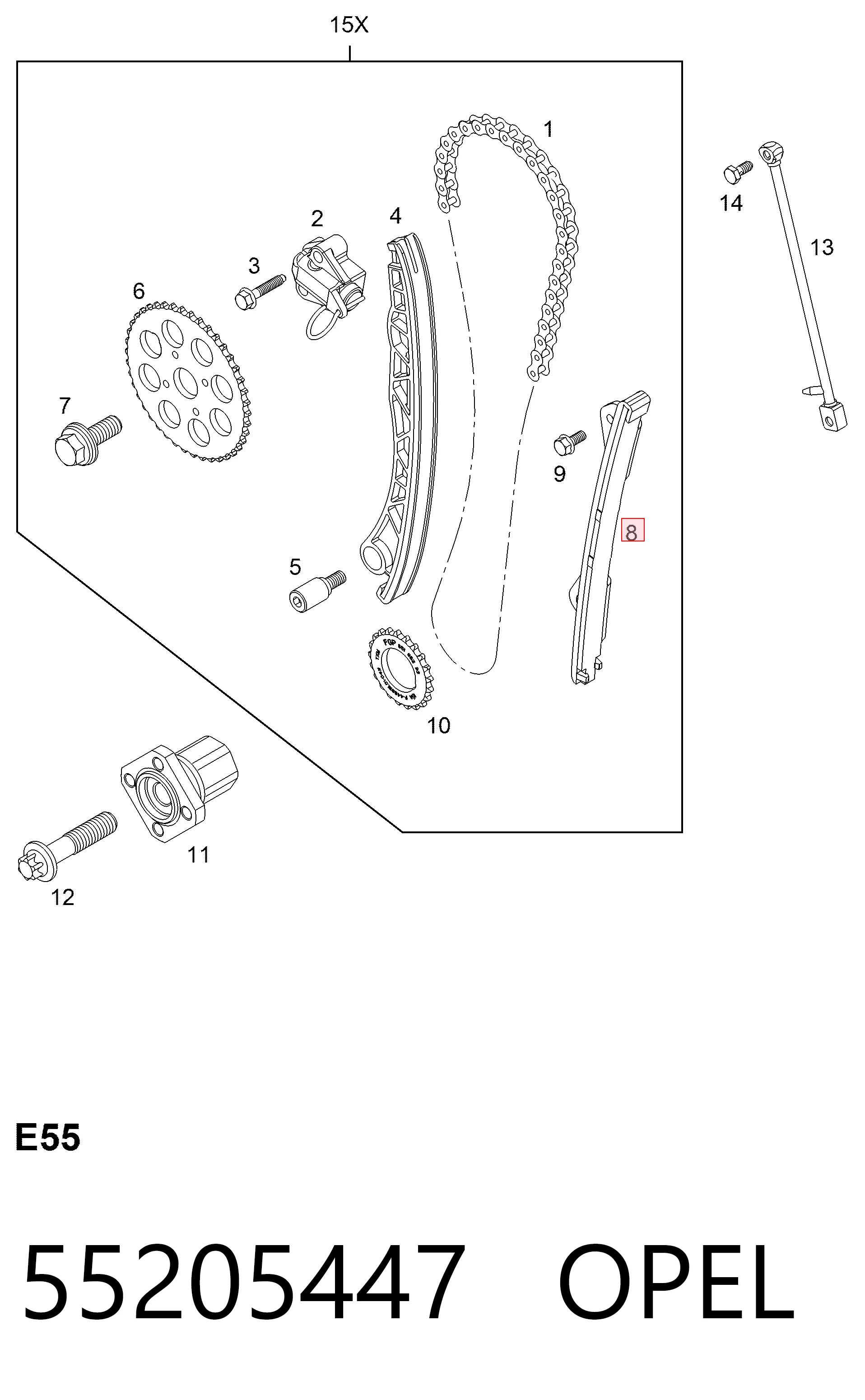 55205447 Opel