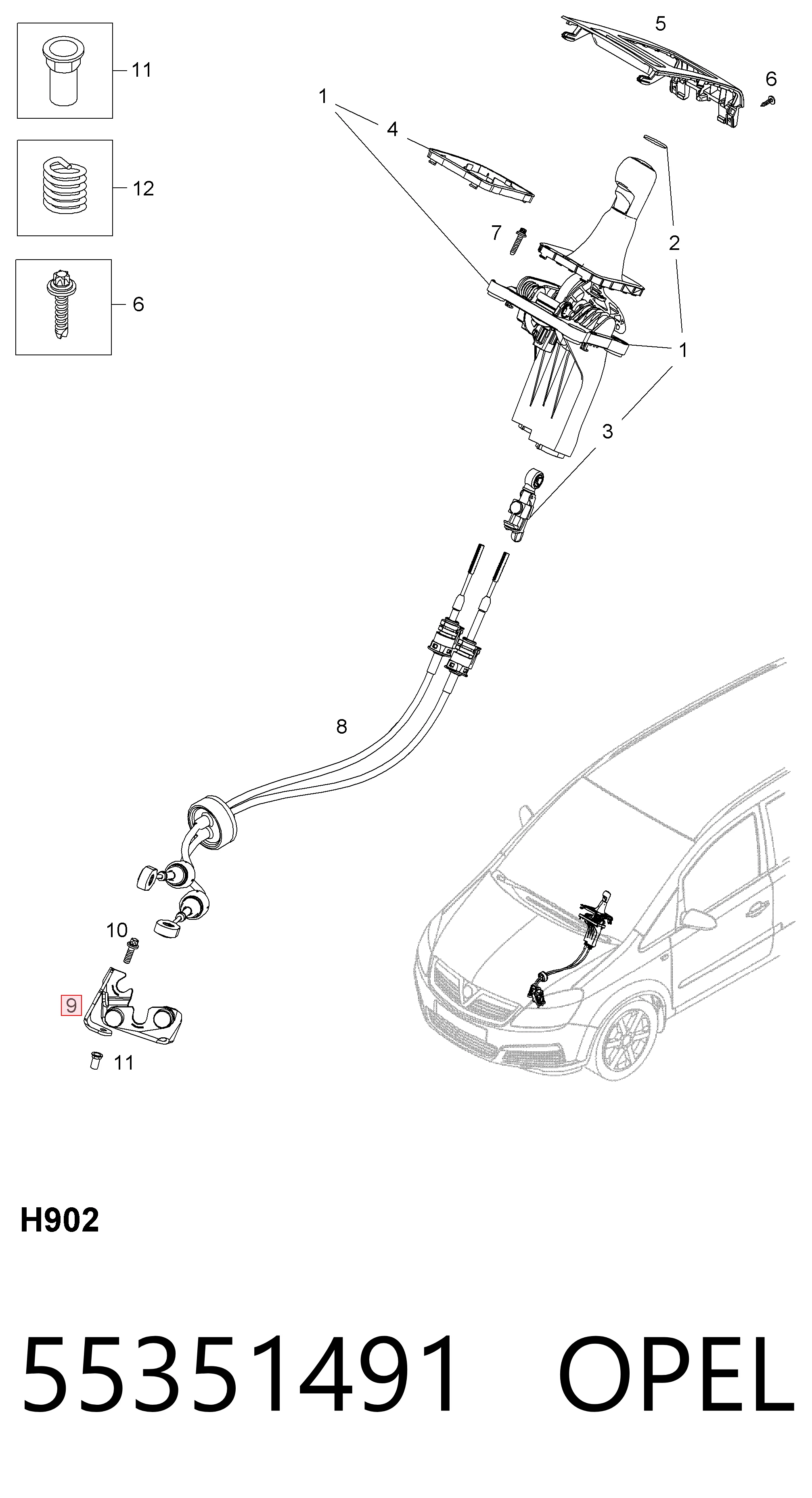 55351491 Opel