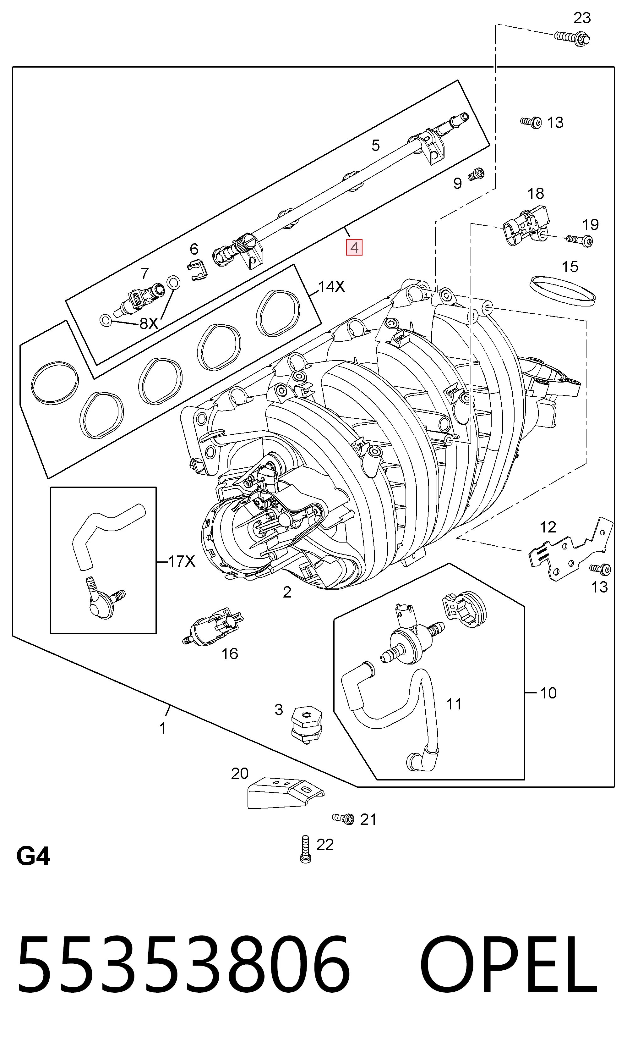 Compre Injetor de injeção de combustível Opel Mokka 1
