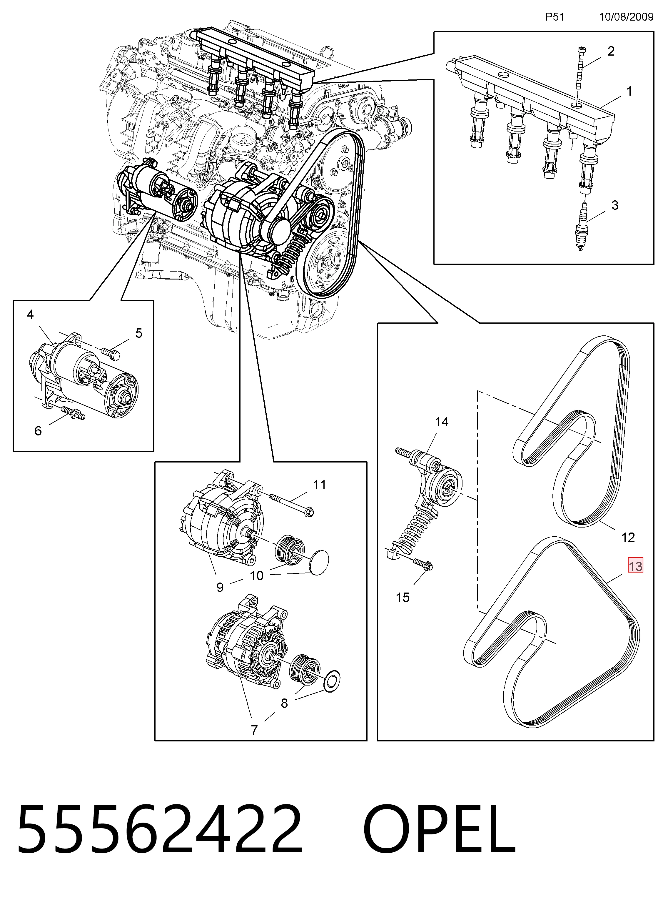 55562422 Opel