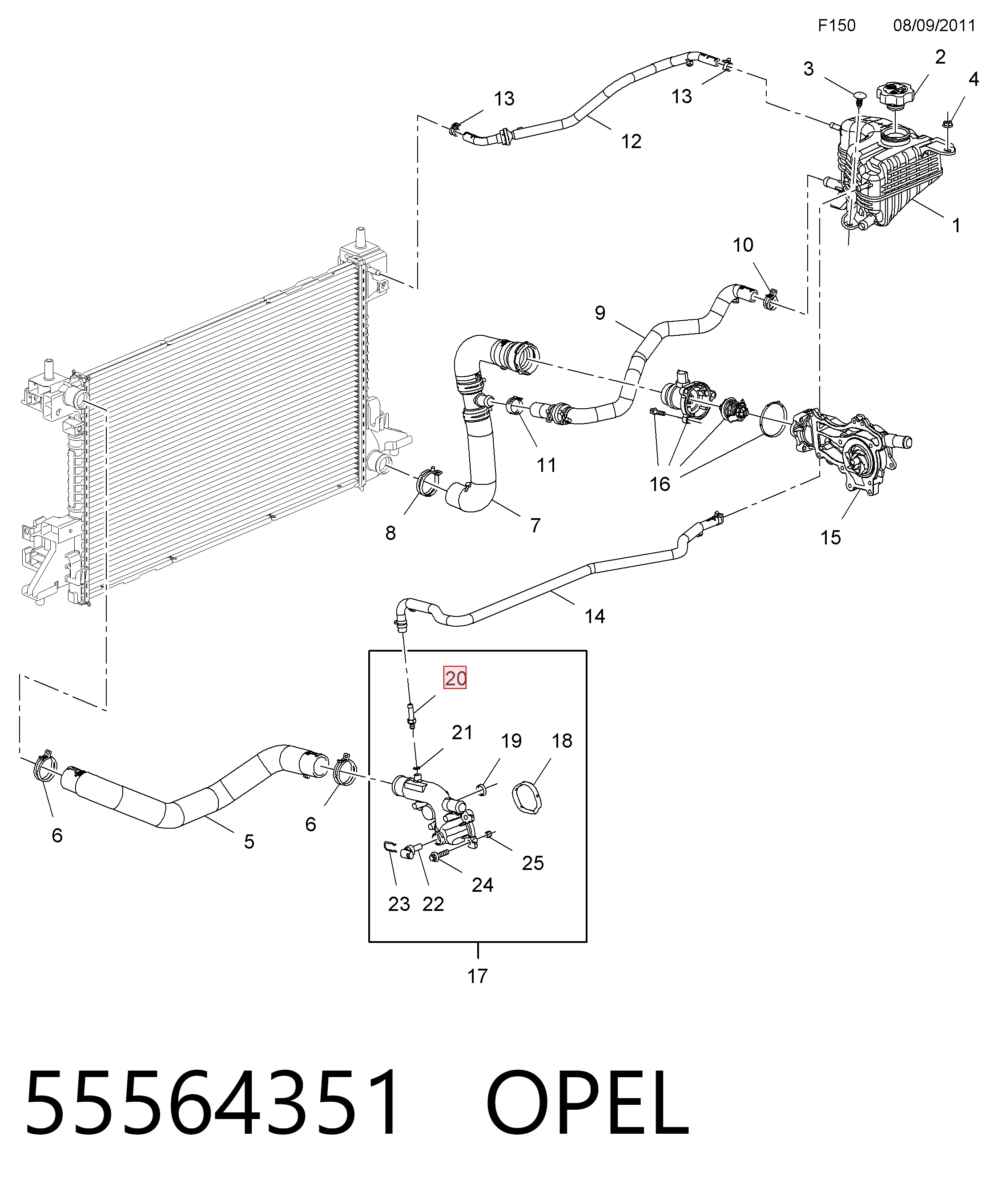 55564351 Opel