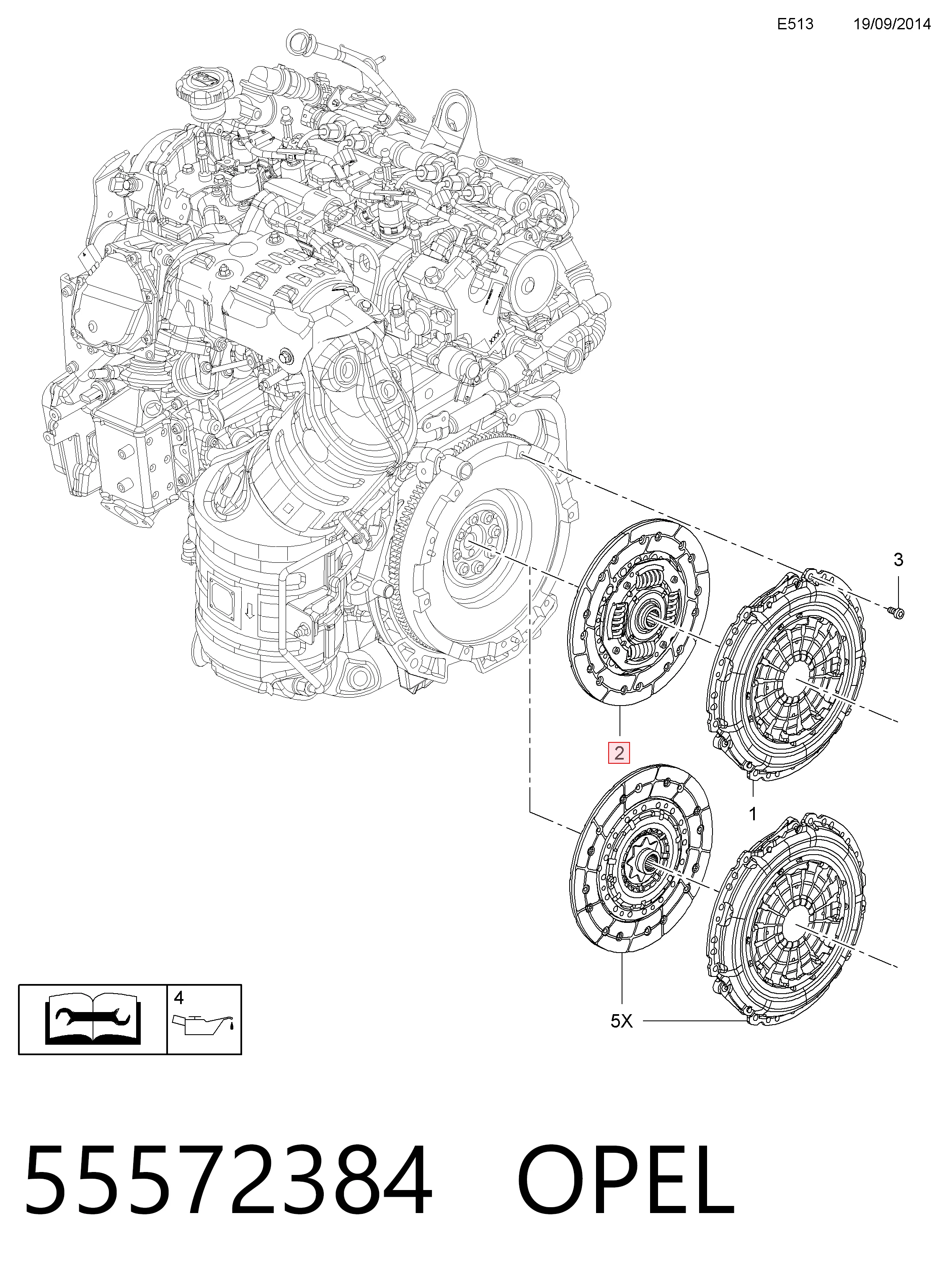 Disco de embraiagem Peugeot/Citroen 55572384 preço, a partir de 80,71 USD