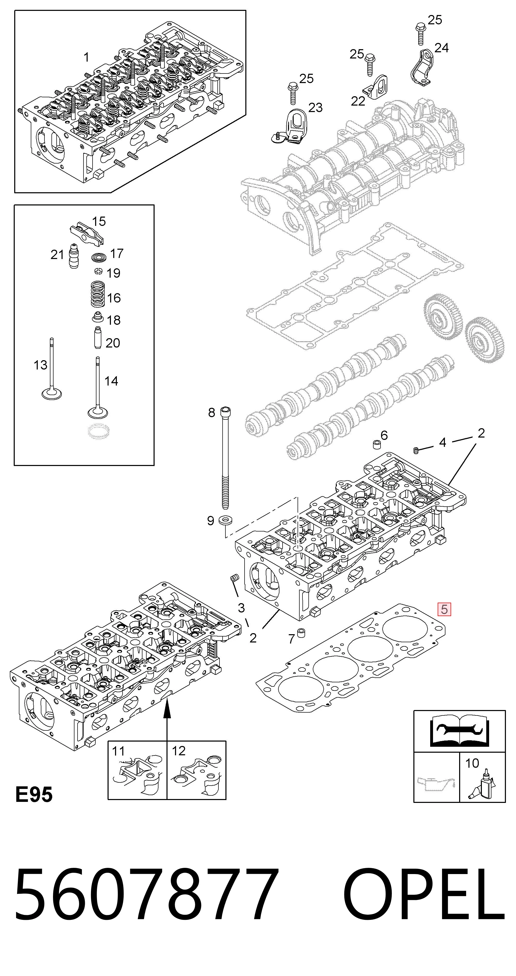 Vedante de cabeça de motor (CBC) Kamoka 8701085 preço, a partir de 35,22 USD