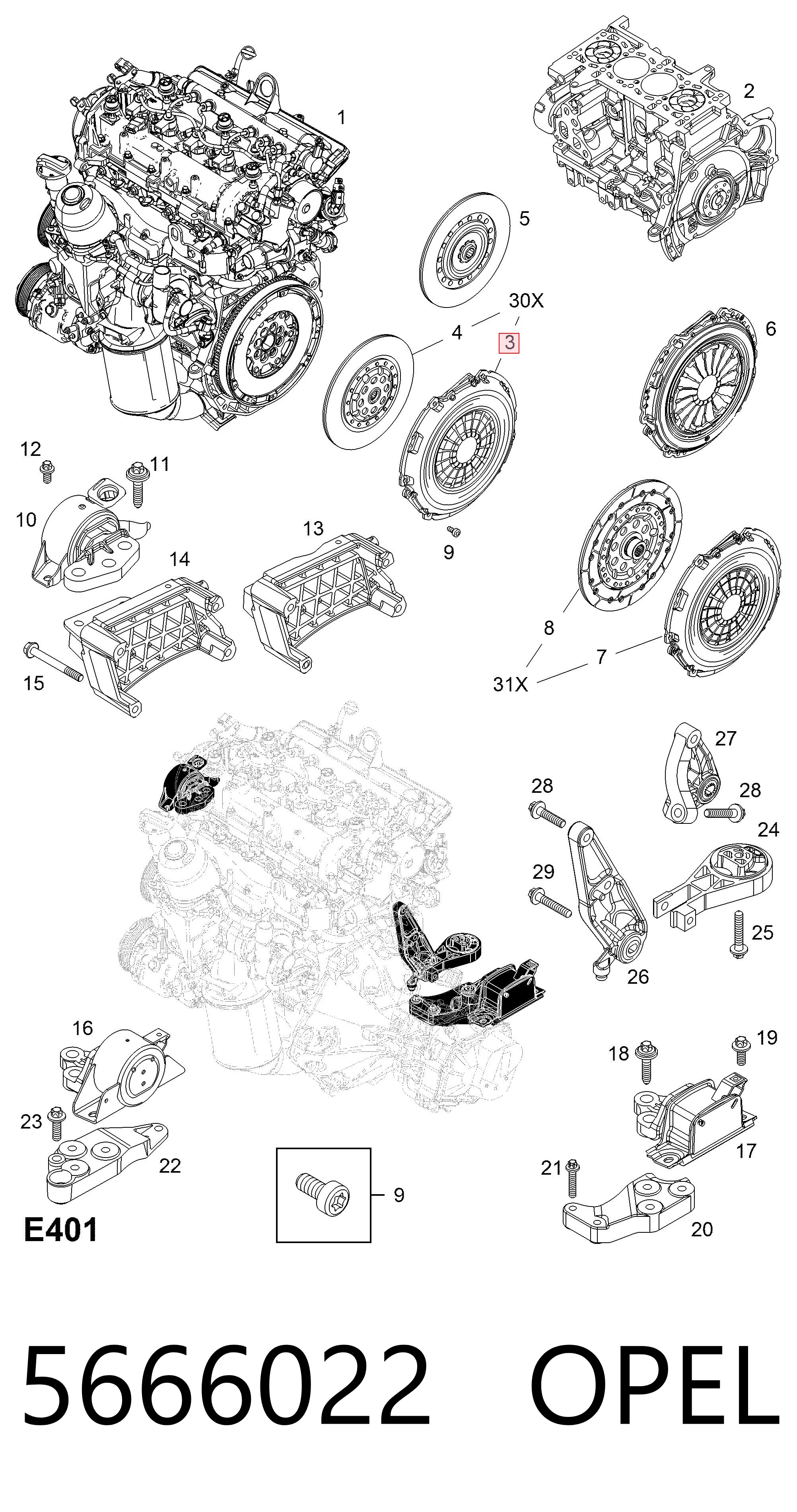 5666022 Opel