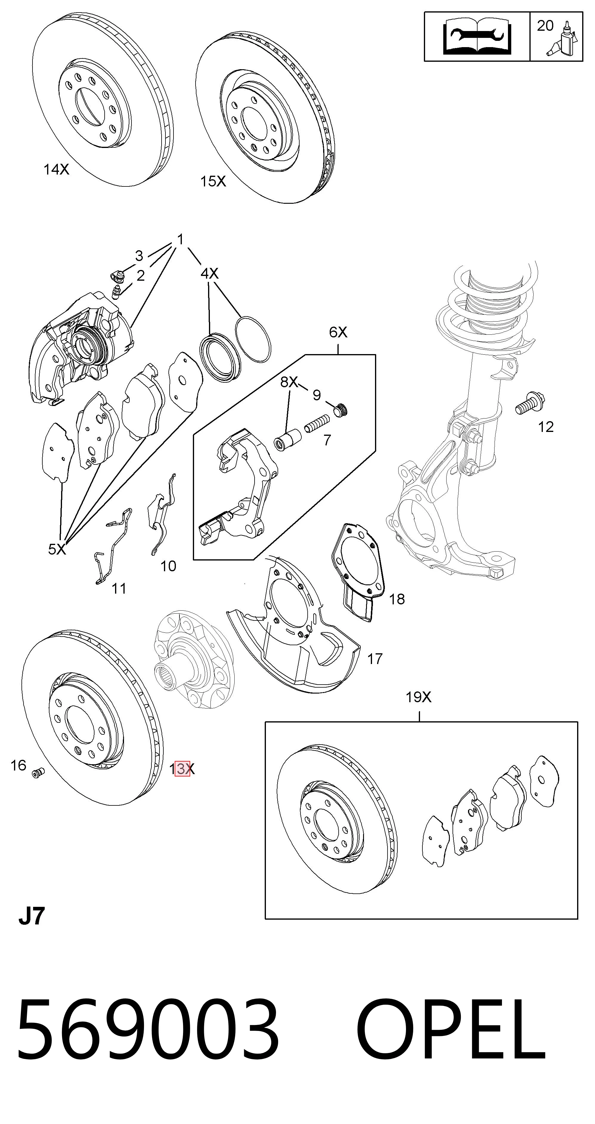  Vectra  carrinha (2002-2008) original desde 65,95 €