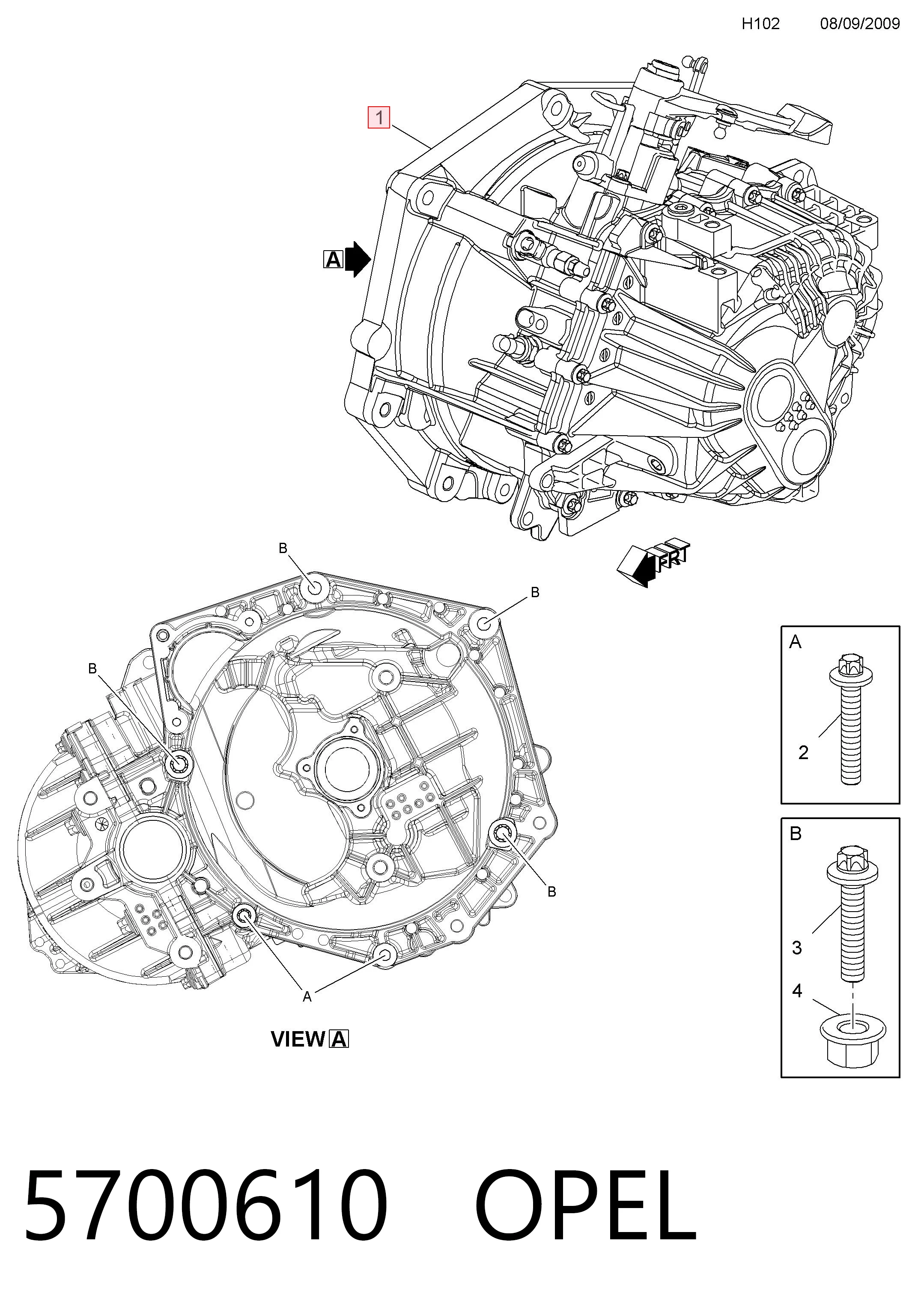 Caixa de Mudança montada (caixa mecânica de velocidades) General Motors 93169634 preço, a partir de 401,81 USD
