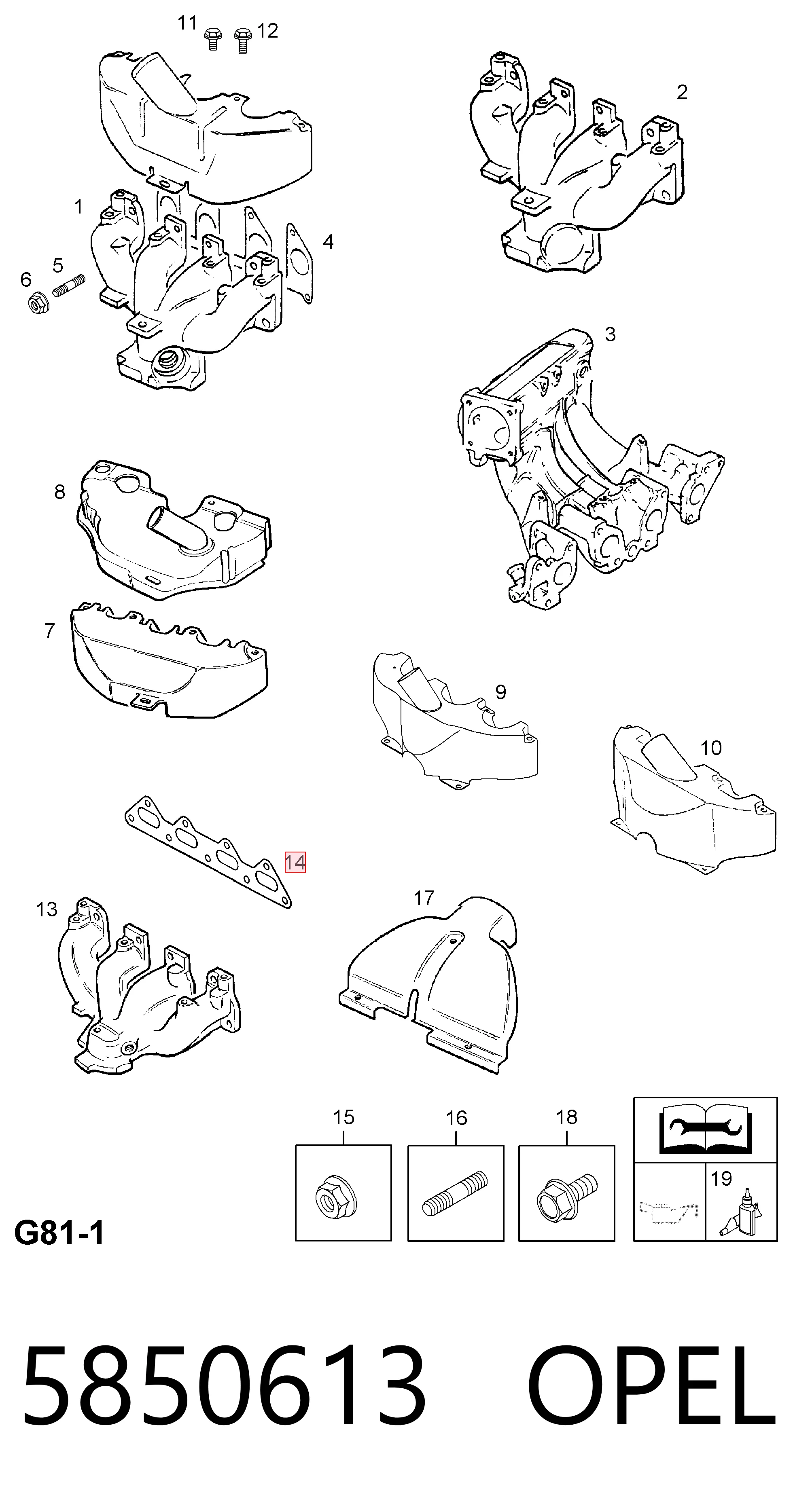 5850613 Opel