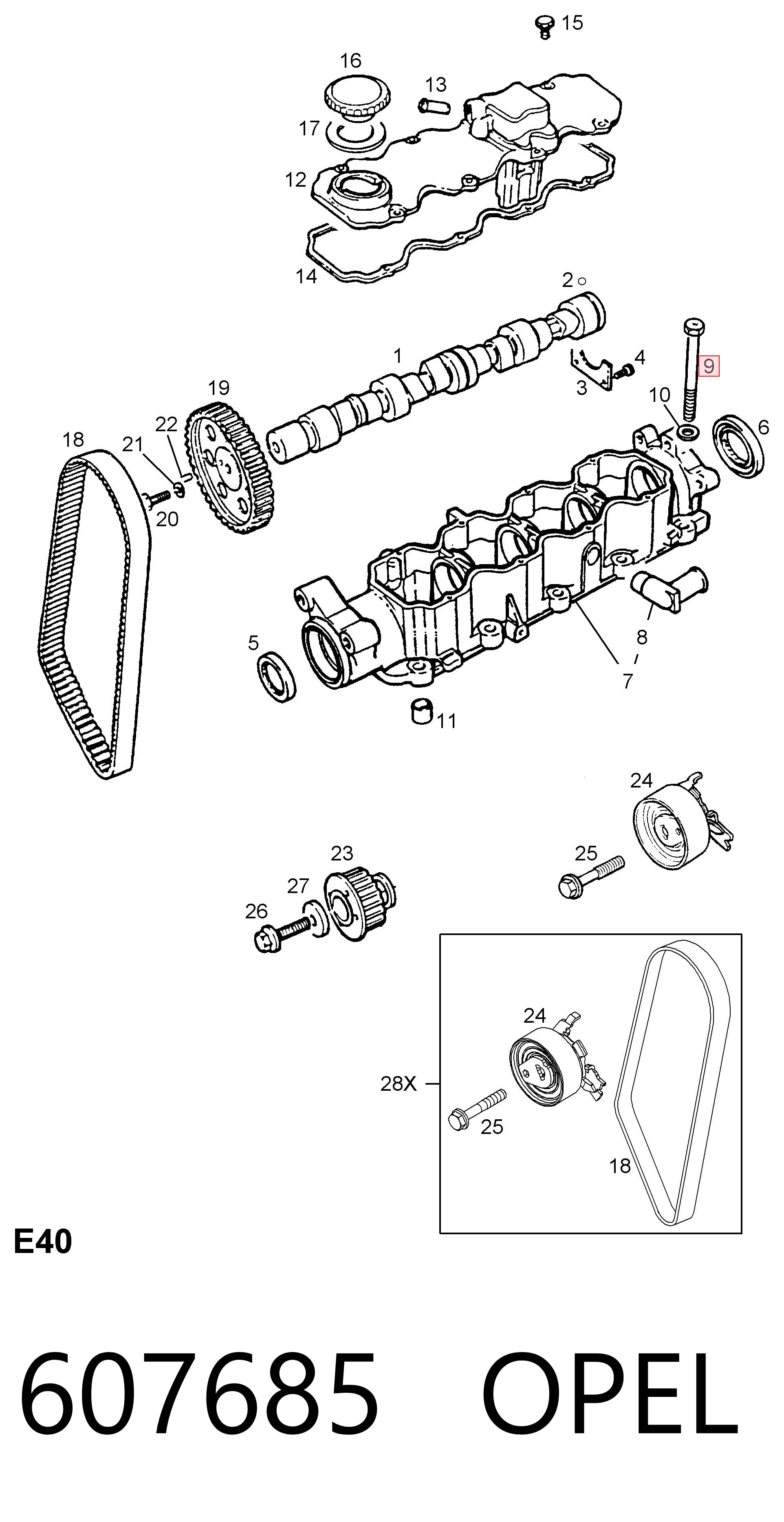 Compre 8904448610 Isuzu Parafuso de cabeça de motor (CBC)