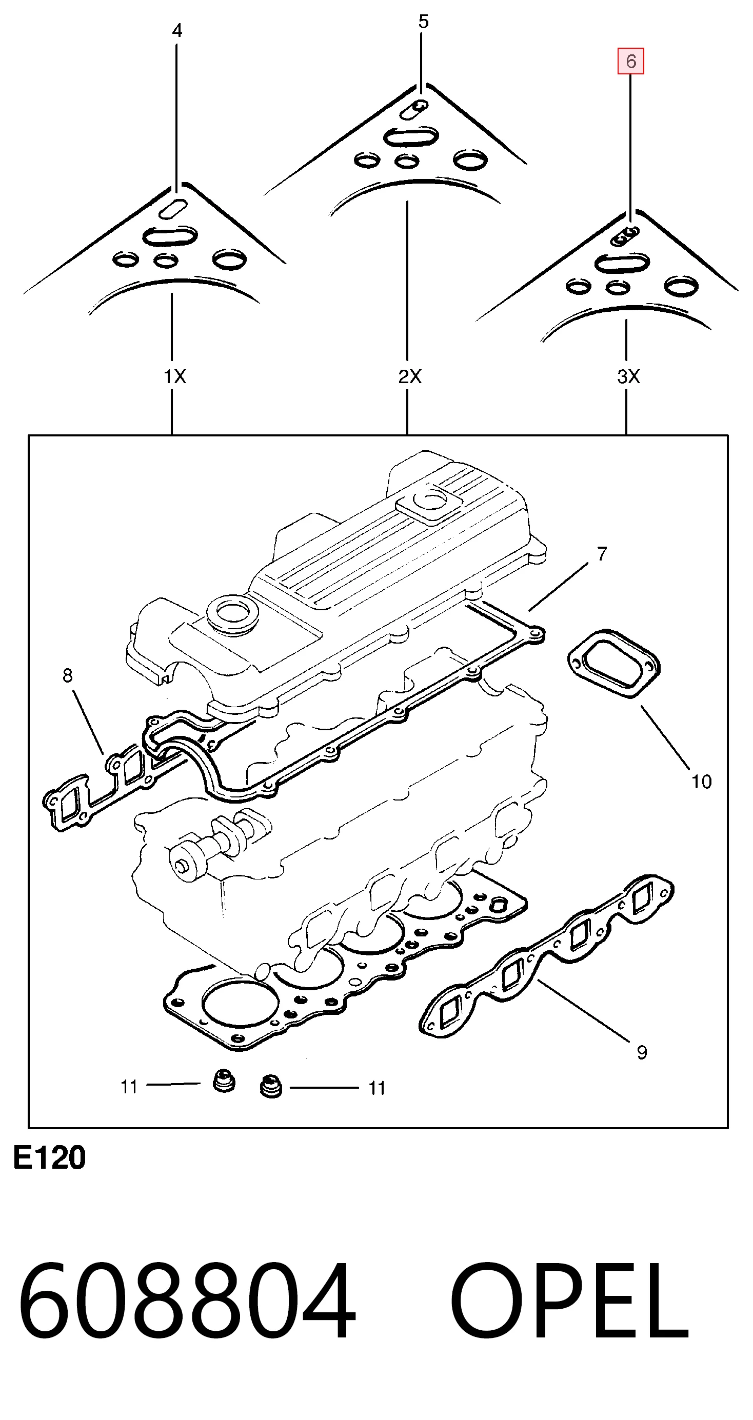 Vedante de cabeça de motor (CBC) General Motors 97044733 preço, a partir de 22,19 USD