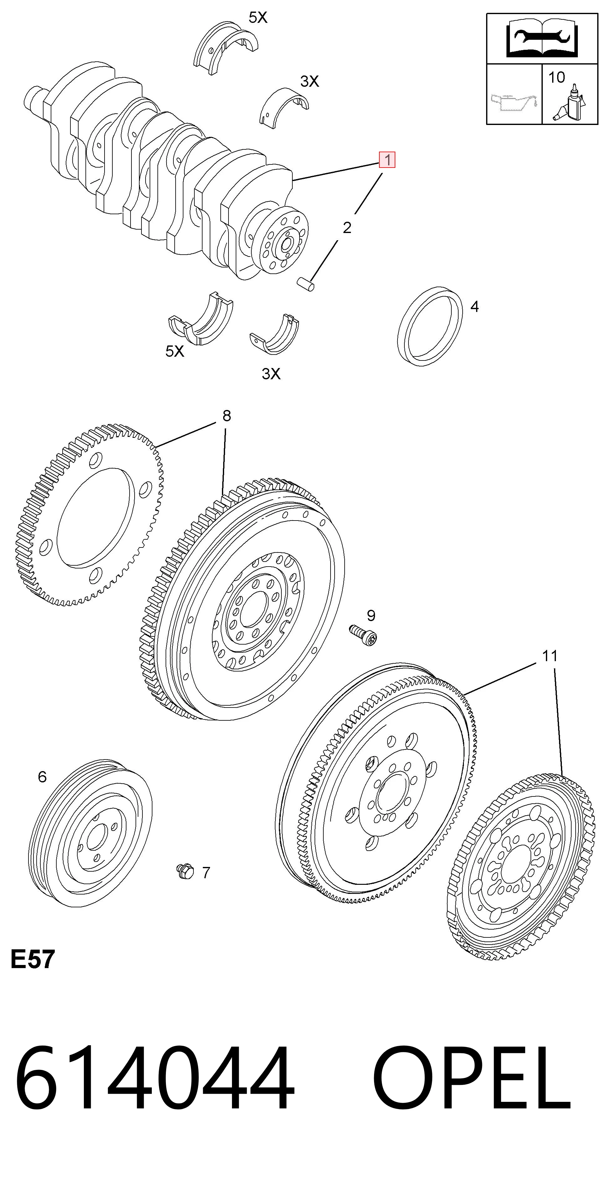 Cambota de motor Fiat Punto GRAND 199