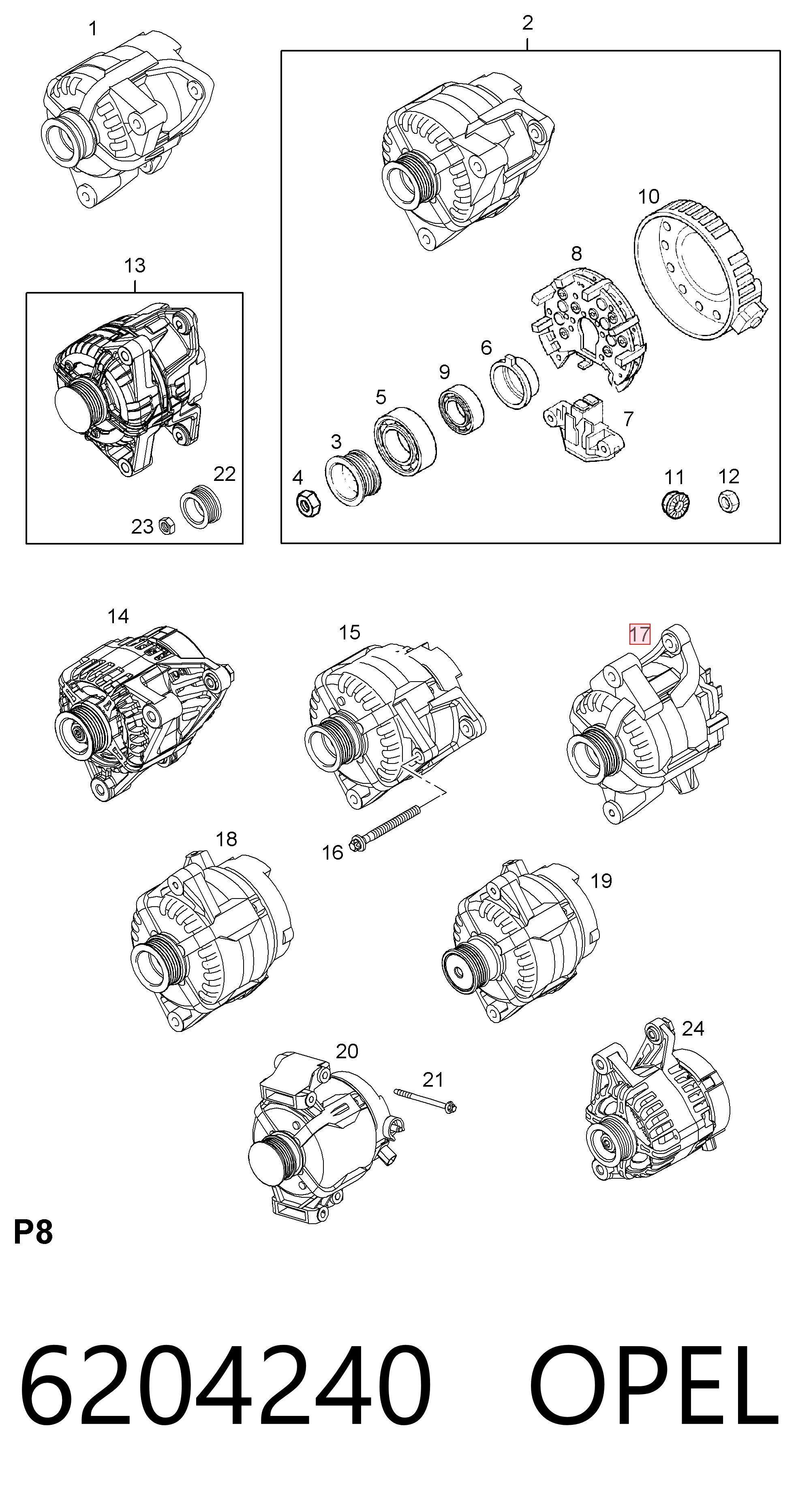6204240 Opel