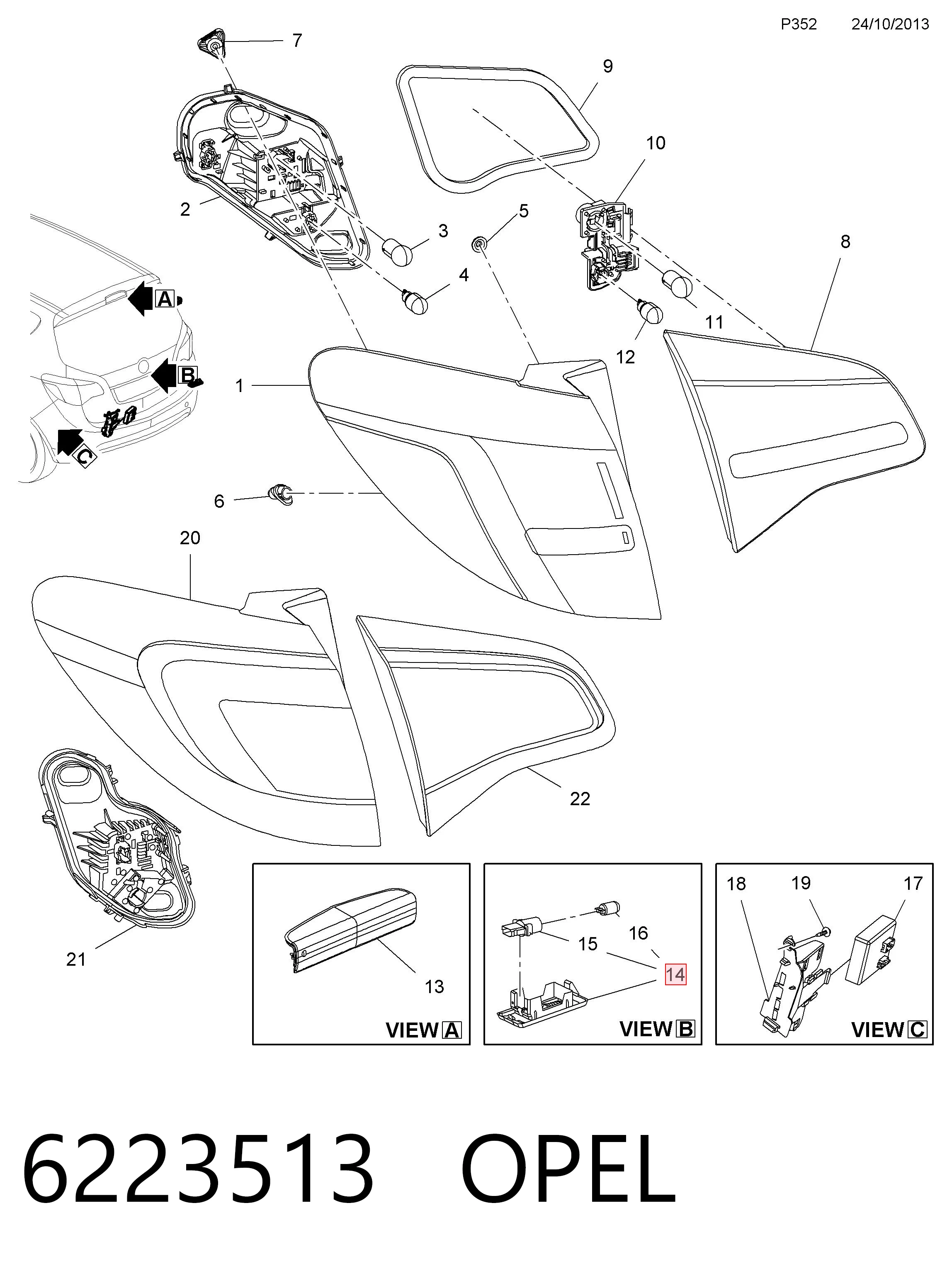 6223513 Opel