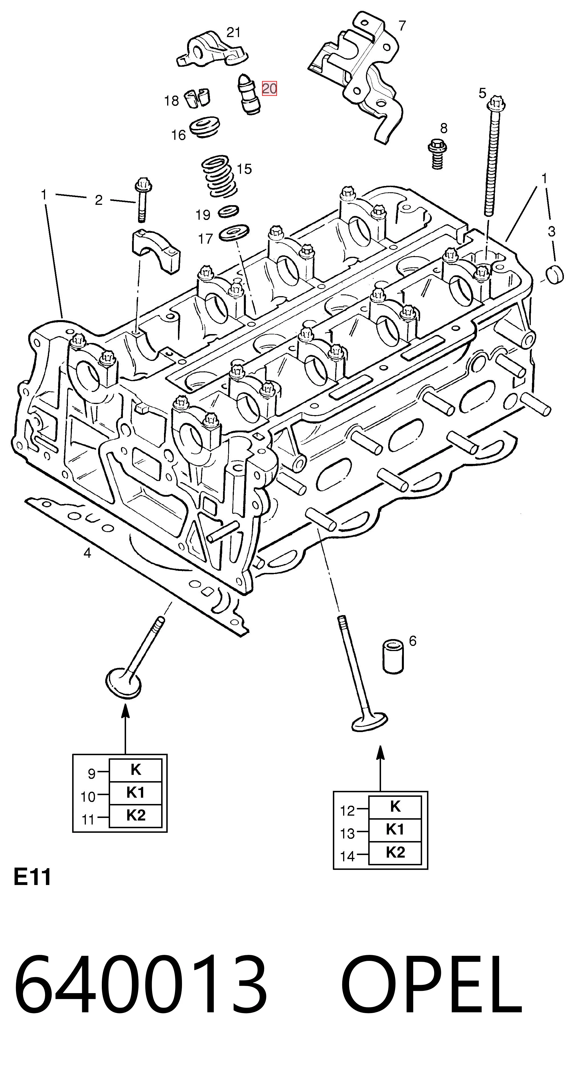 Compensador hidrâulico (empurrador hidrâulico), empurrador de válvulas Suzuki 1286084E00000 preço, a partir de 6,64 USD