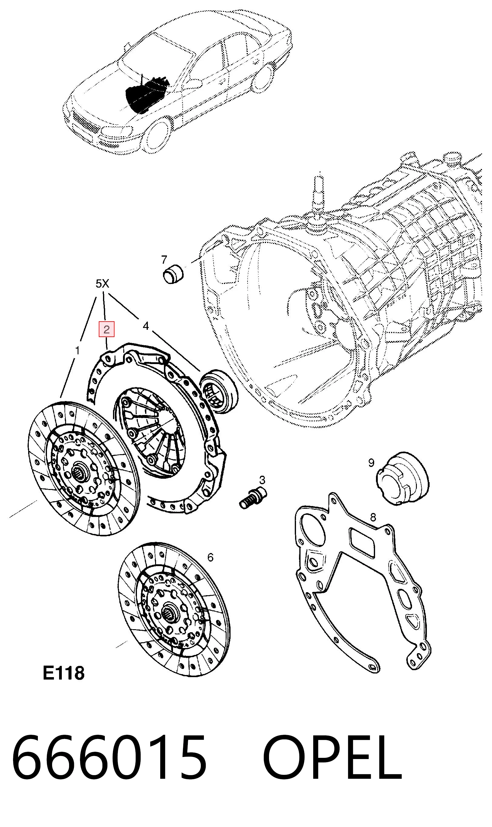 Compre Cesta de embraiagem Chrysler Voyager 3