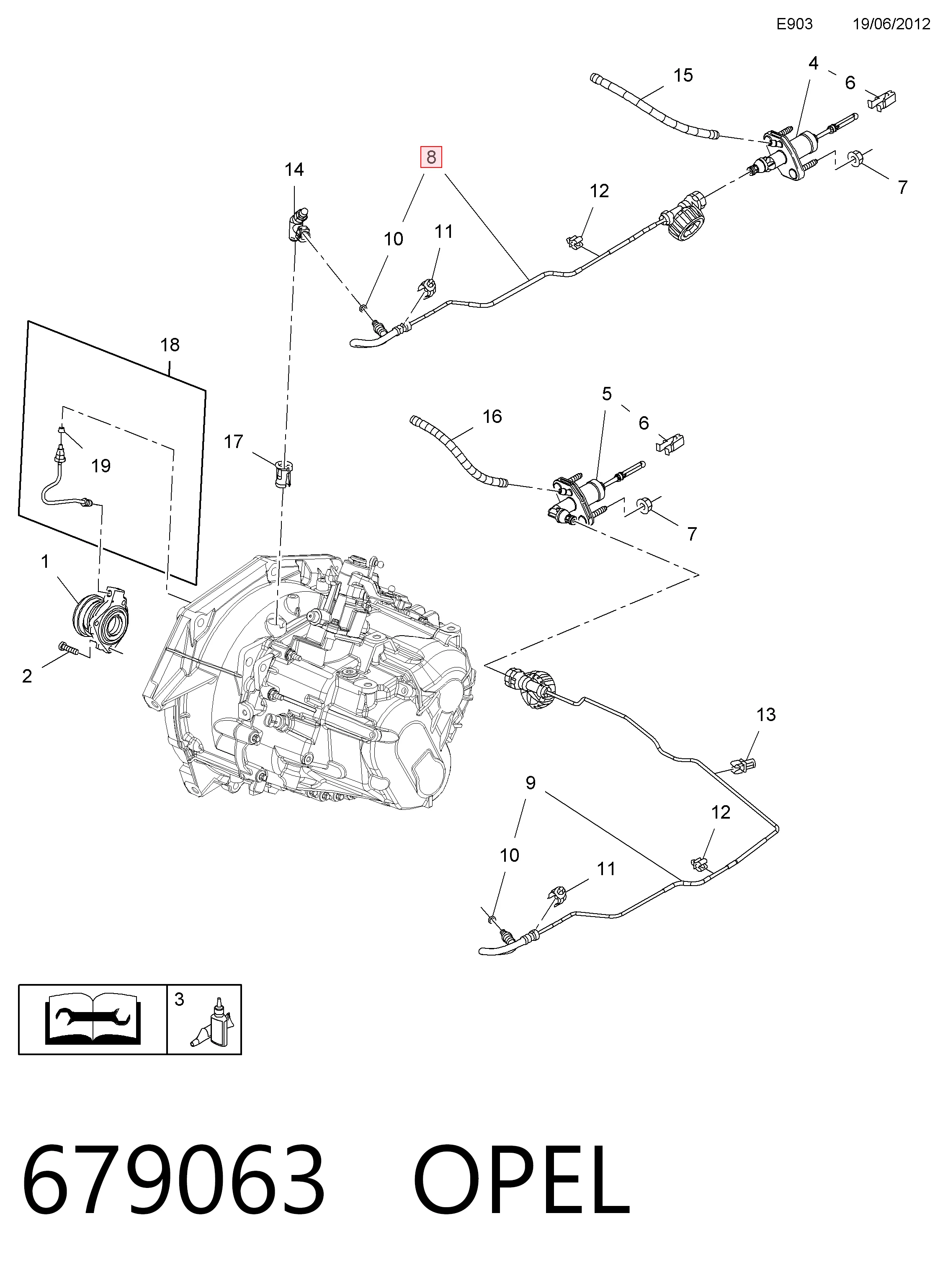 Compre 55580000 Peugeot/Citroen Kit de embraiagem (3 peças)