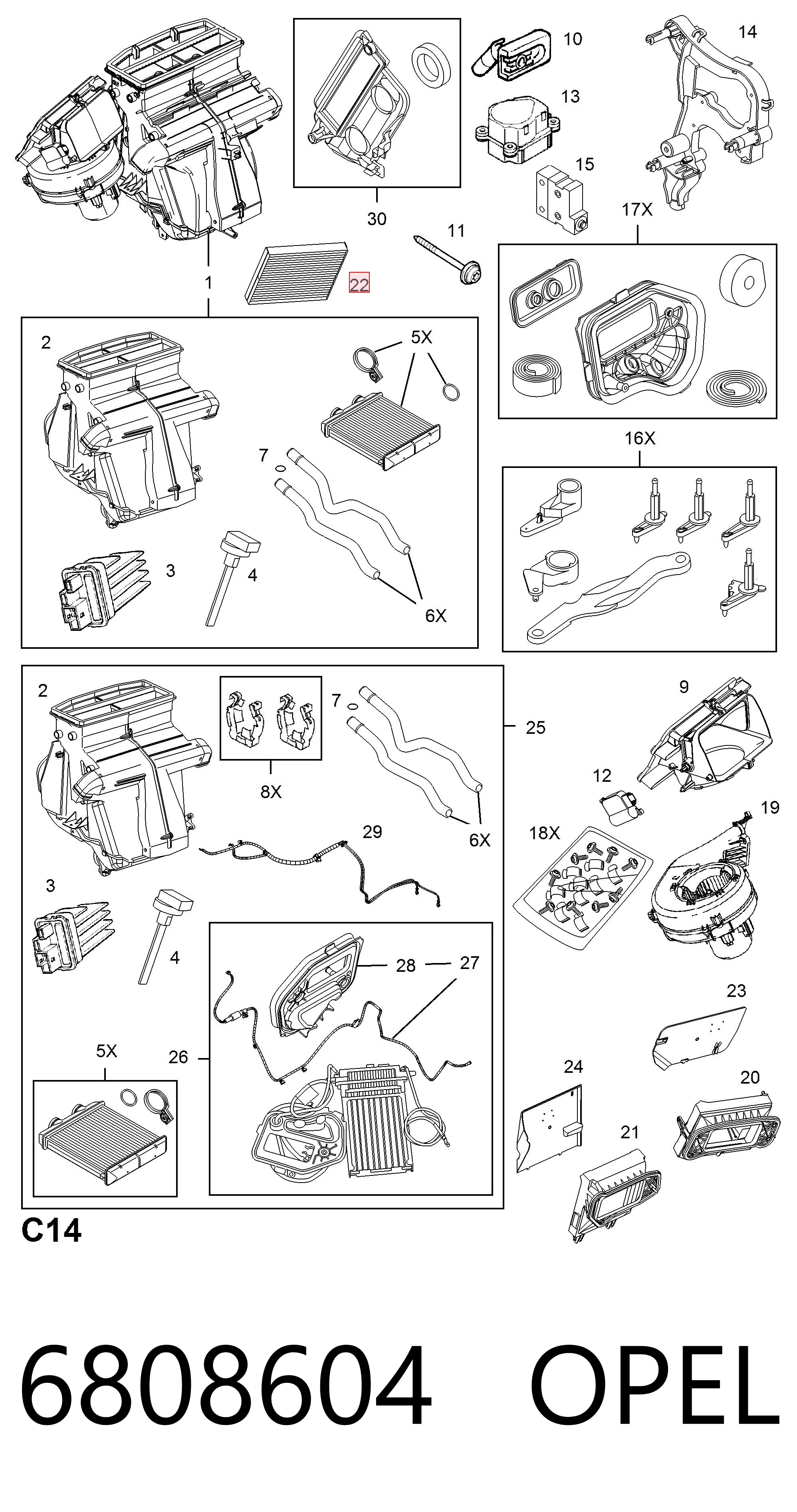 6808604 Opel