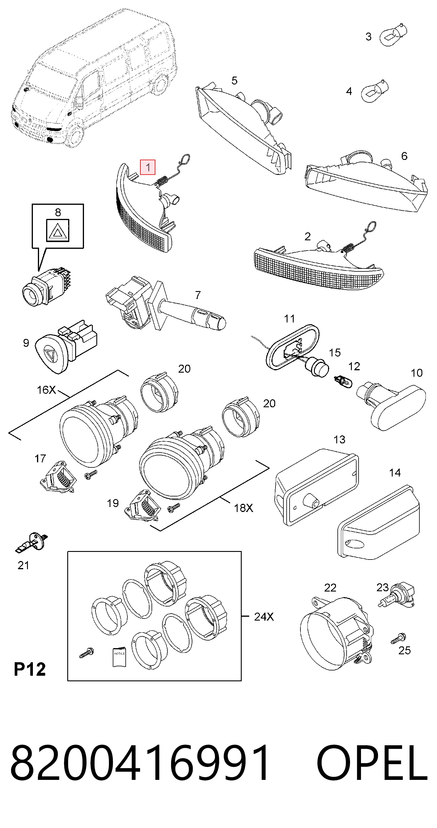 Compre LLD641 Magneti Marelli Pisca-pisca direito