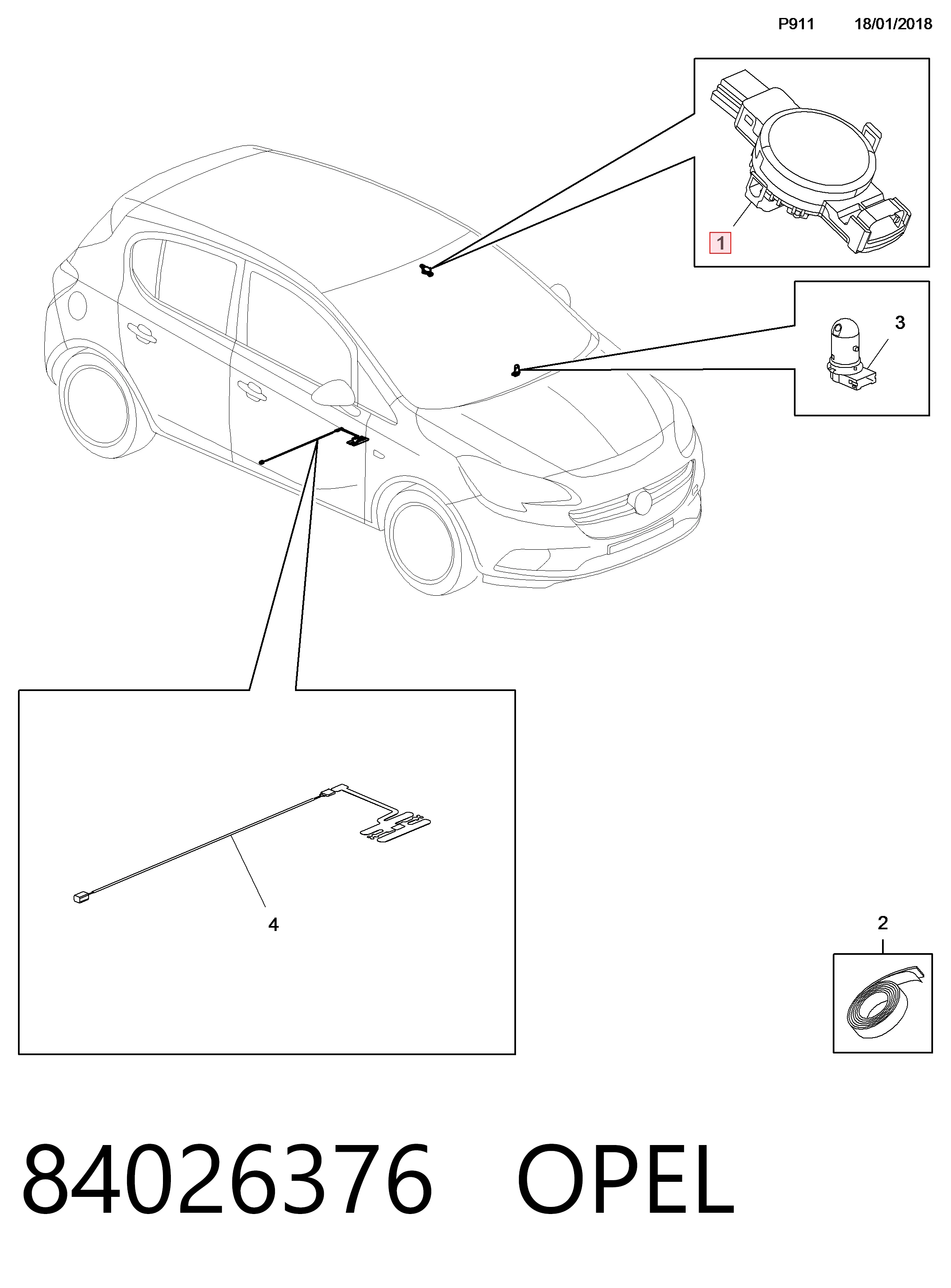 Sensor de chuva Peugeot/Citroen 22761863 preço, a partir de 80,02 USD
