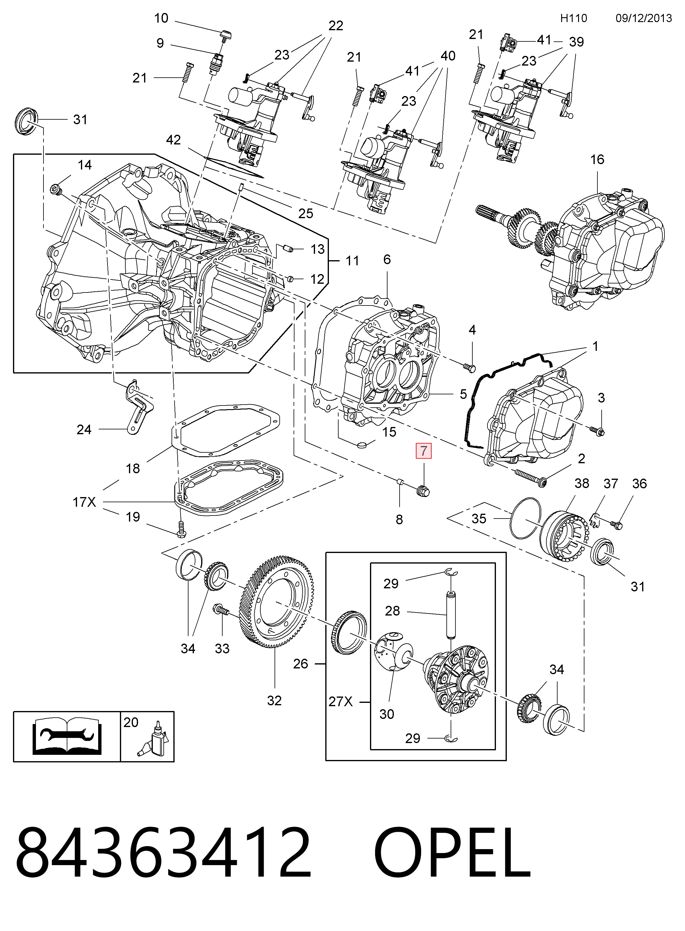 84363412 Opel